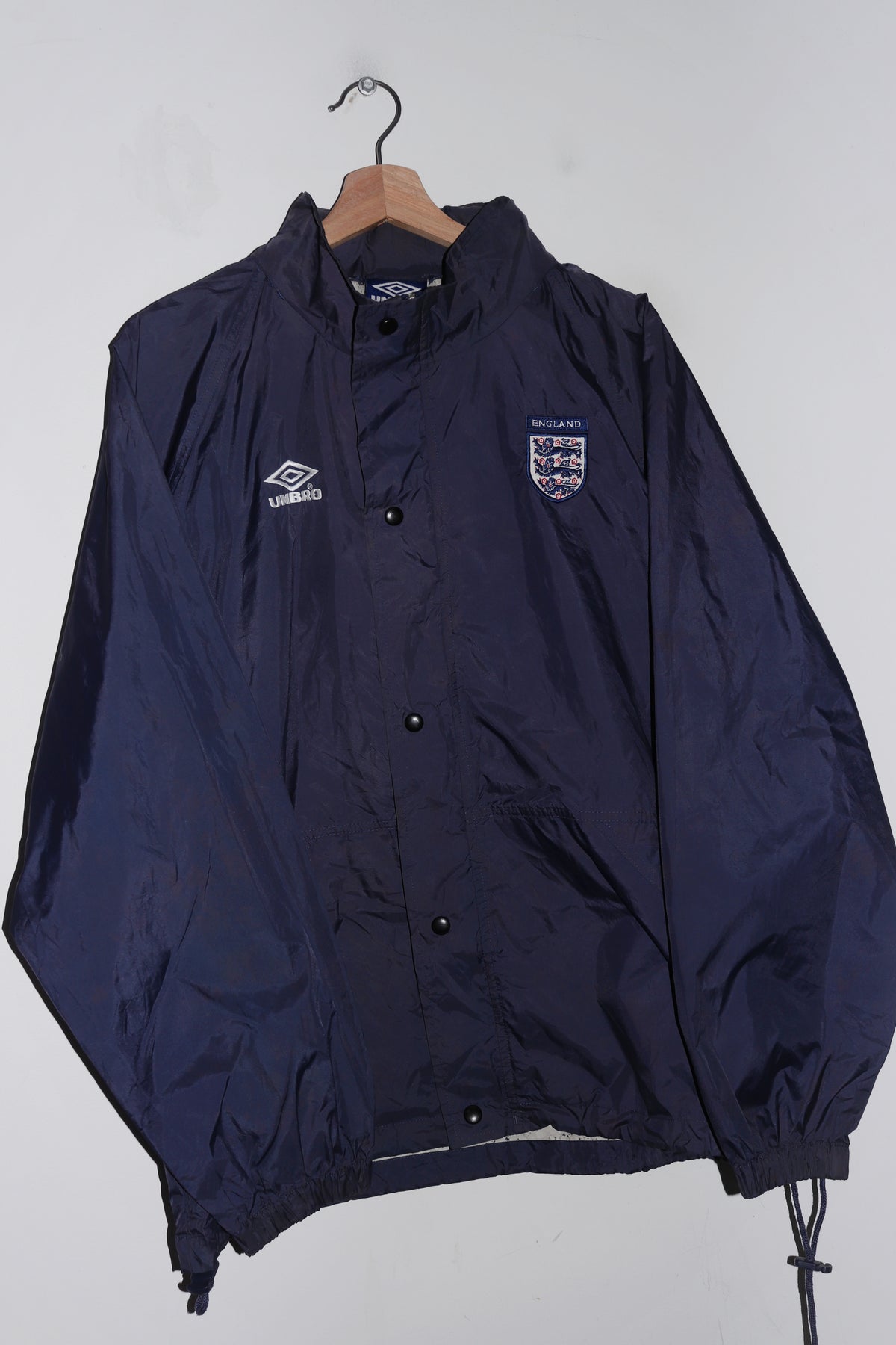 Vintage 90s Umbro England Football Training Coach Jacket (L)