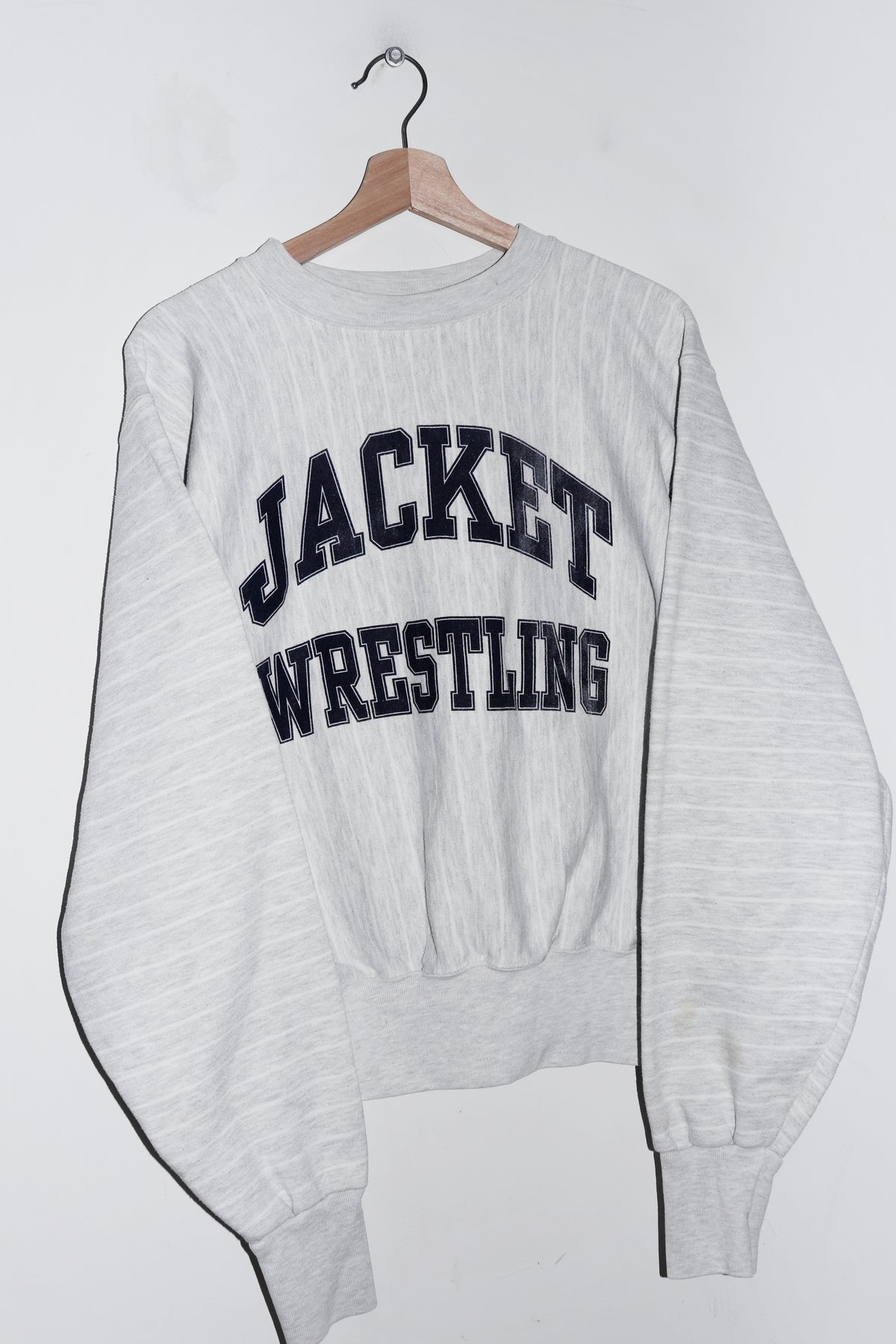 Vintage 90s USA Jacket College Wrestling Thick Reverse Weave Sweatshirt (M)
