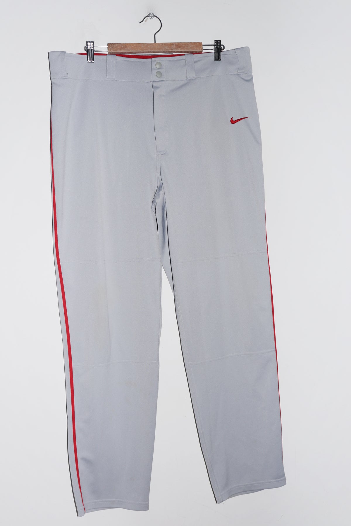 Nike Baseball Embroidered Mini Swoosh Grey Pants (36-38)
