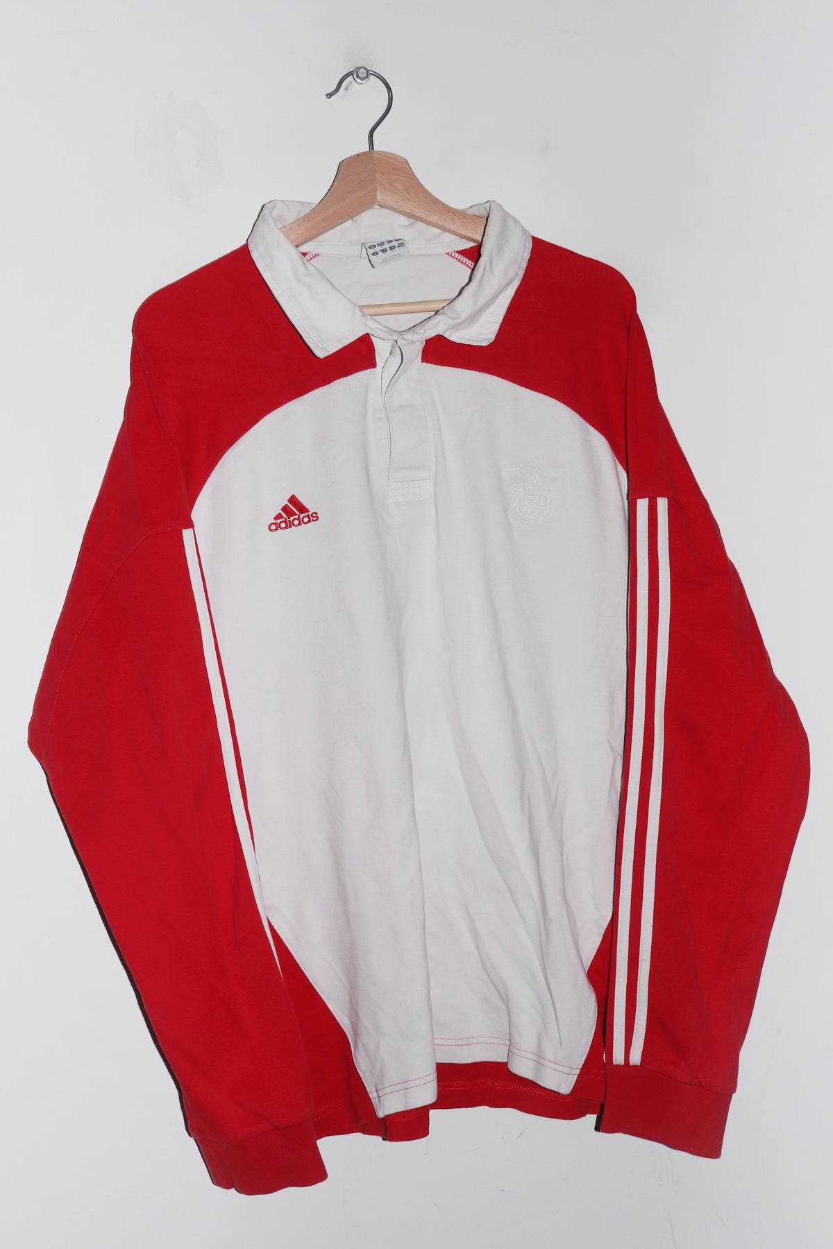 2007-08 Adidas Benfica Football Training Rugby Polo Jumper (XL)