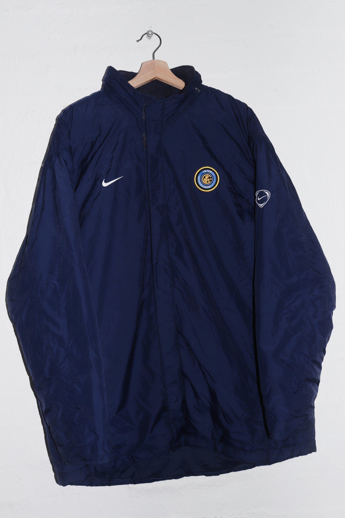 2002-03 Nike Inter Milan Football Padded Outerwear Jacket (Rare) (XL)