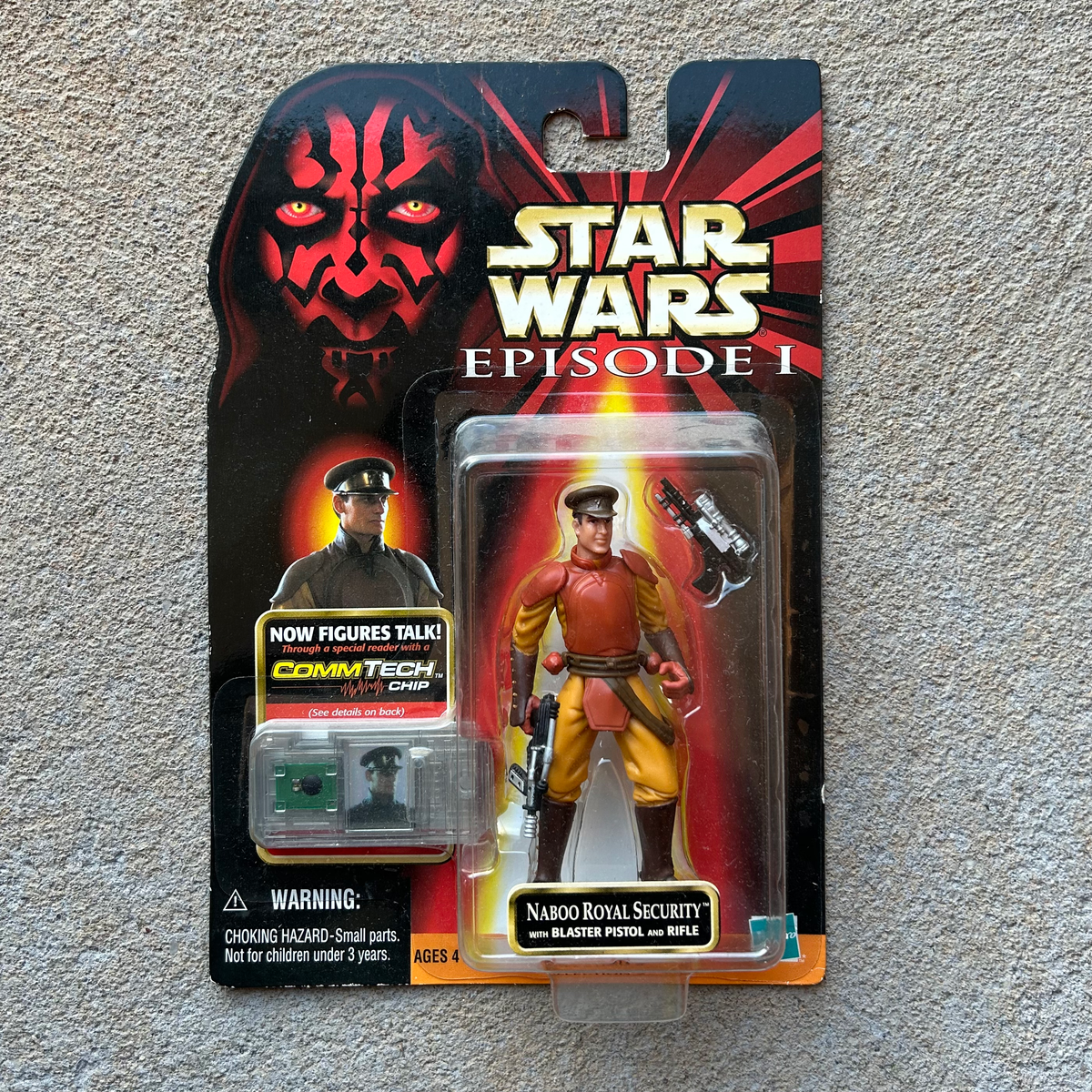 (BRAND NEW) Vintage Hasbro Star Wars Naboo Royal Security Figurine (1999)