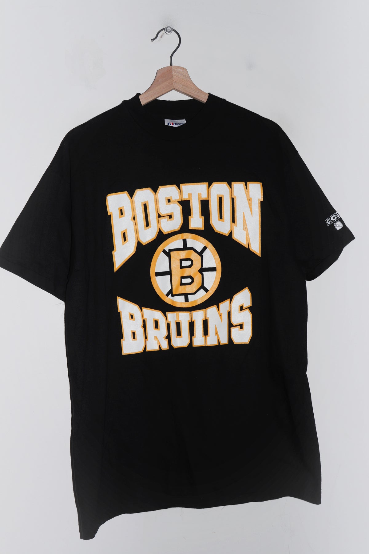 Vintage 90s Boston Bruins Graphic Tee (L)