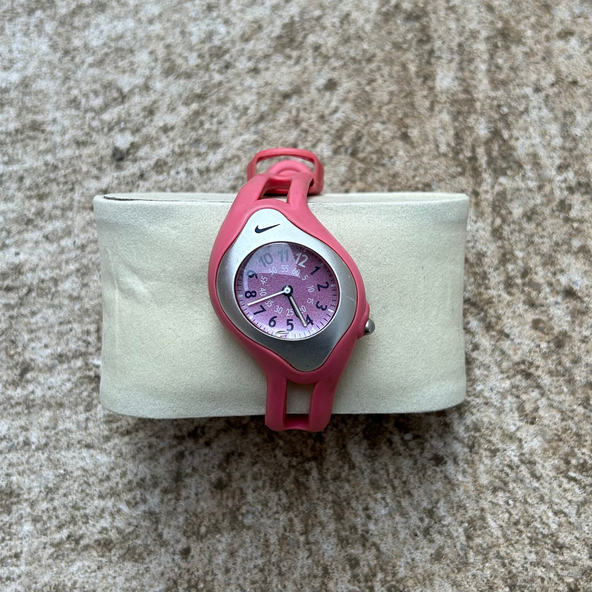 Vintage Nike Triax Sweeper Mini Pink Analog Watch