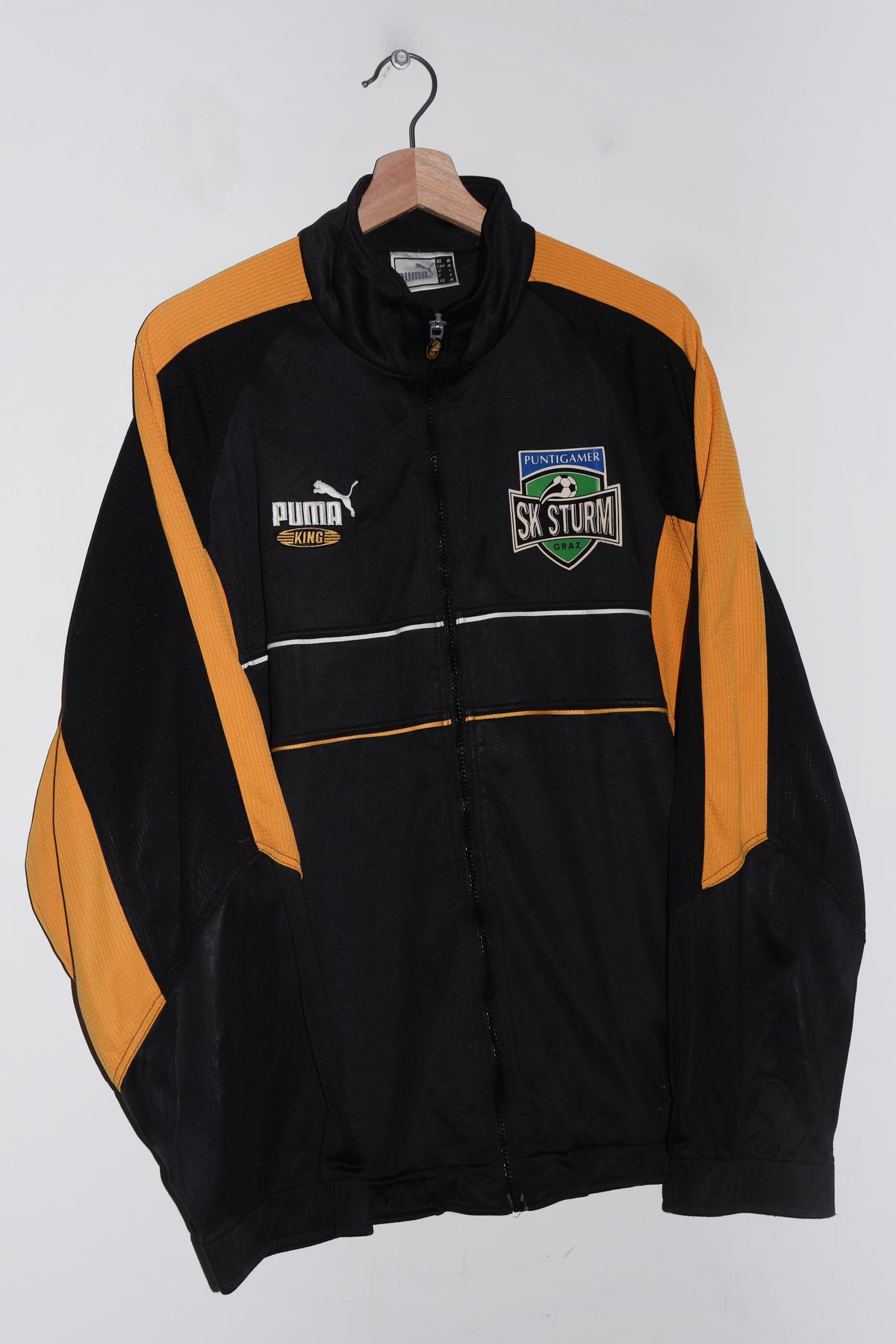 Vintage 90s Puma King SK Sturm Graz Austria Football Training Track Jacket (L)
