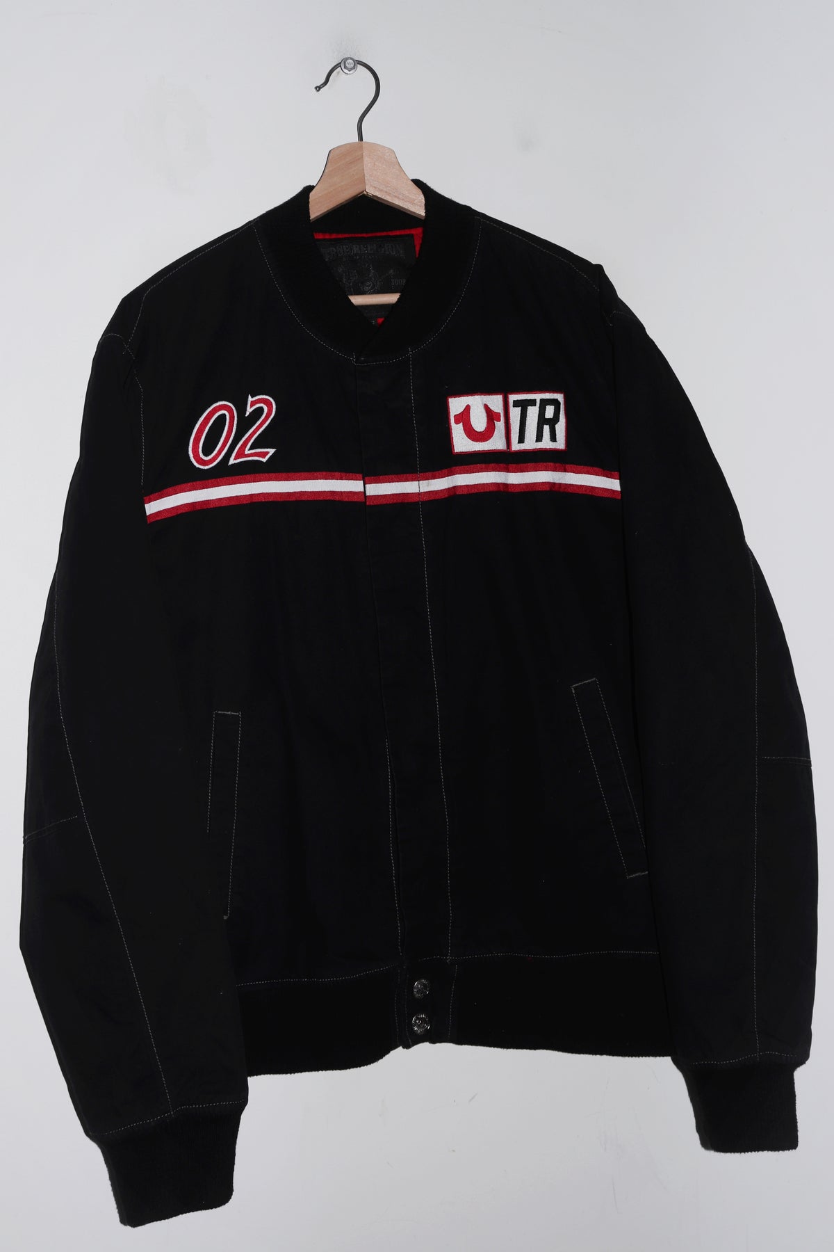 Old School True Religion Patches Thick Padded Outerwear Jacket (Rare) (XL)