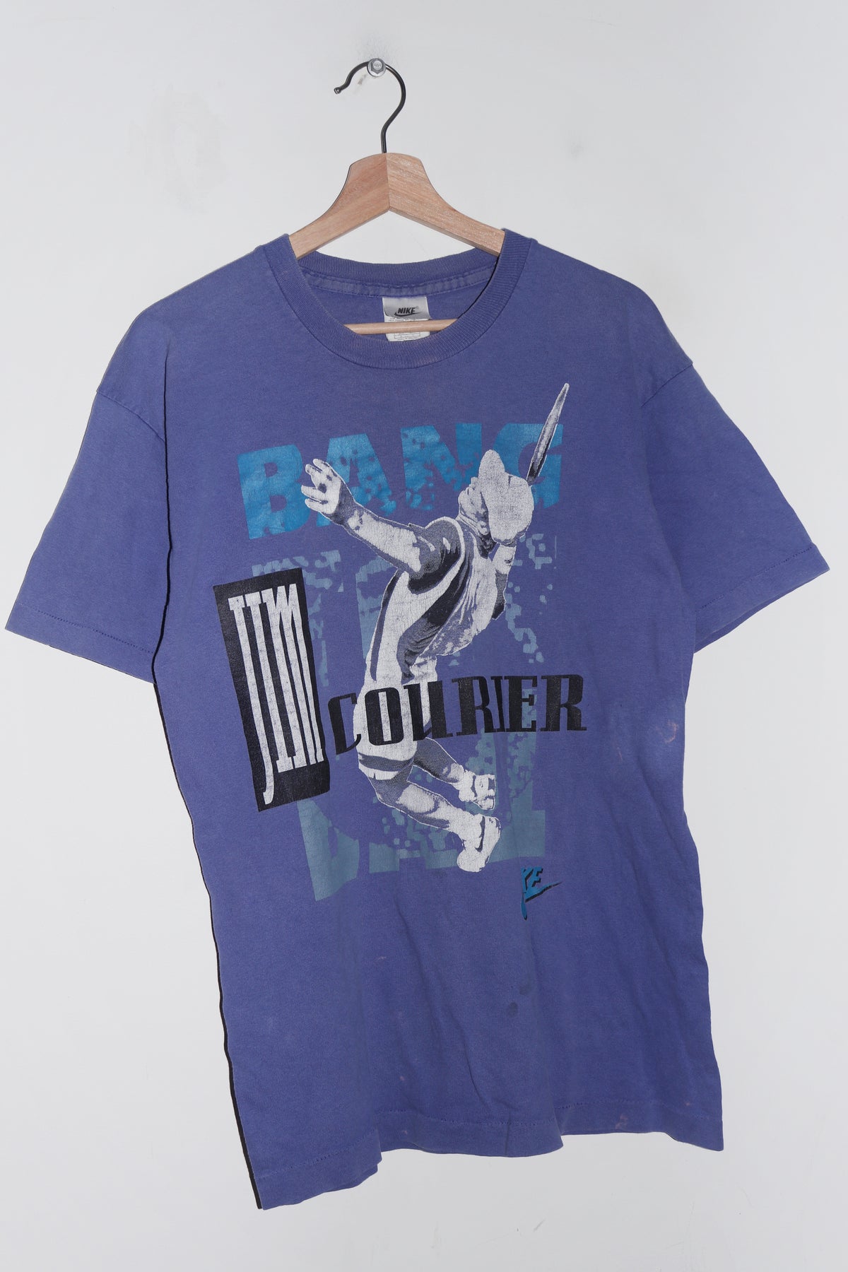 Vintage 90s Nike Jim Courier Tennis Graphic Tee (Rare) (M)