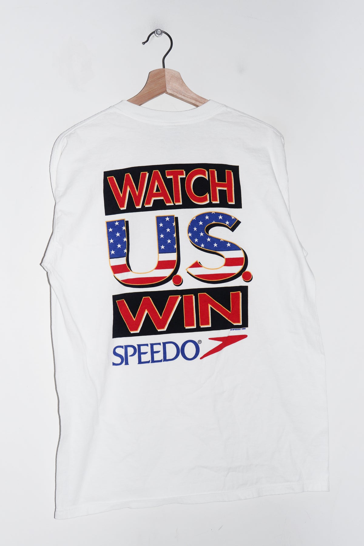 Vintage Speedo 1996 Atlanta Olympics Double Sided Graphic Tee (M-L)