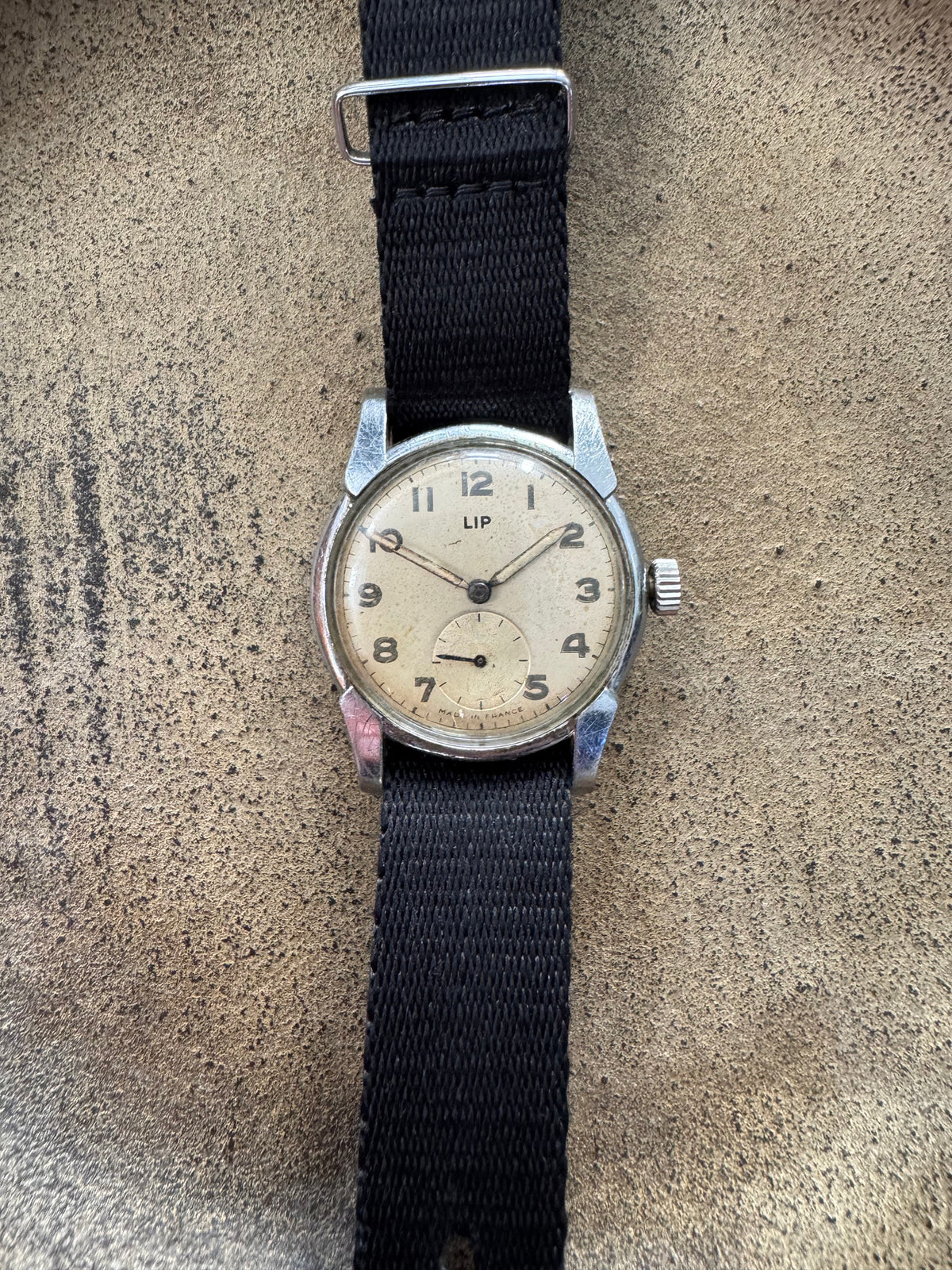 DWC Collection 002 - 1940-50s LIP MILITARY Issue Style Watch