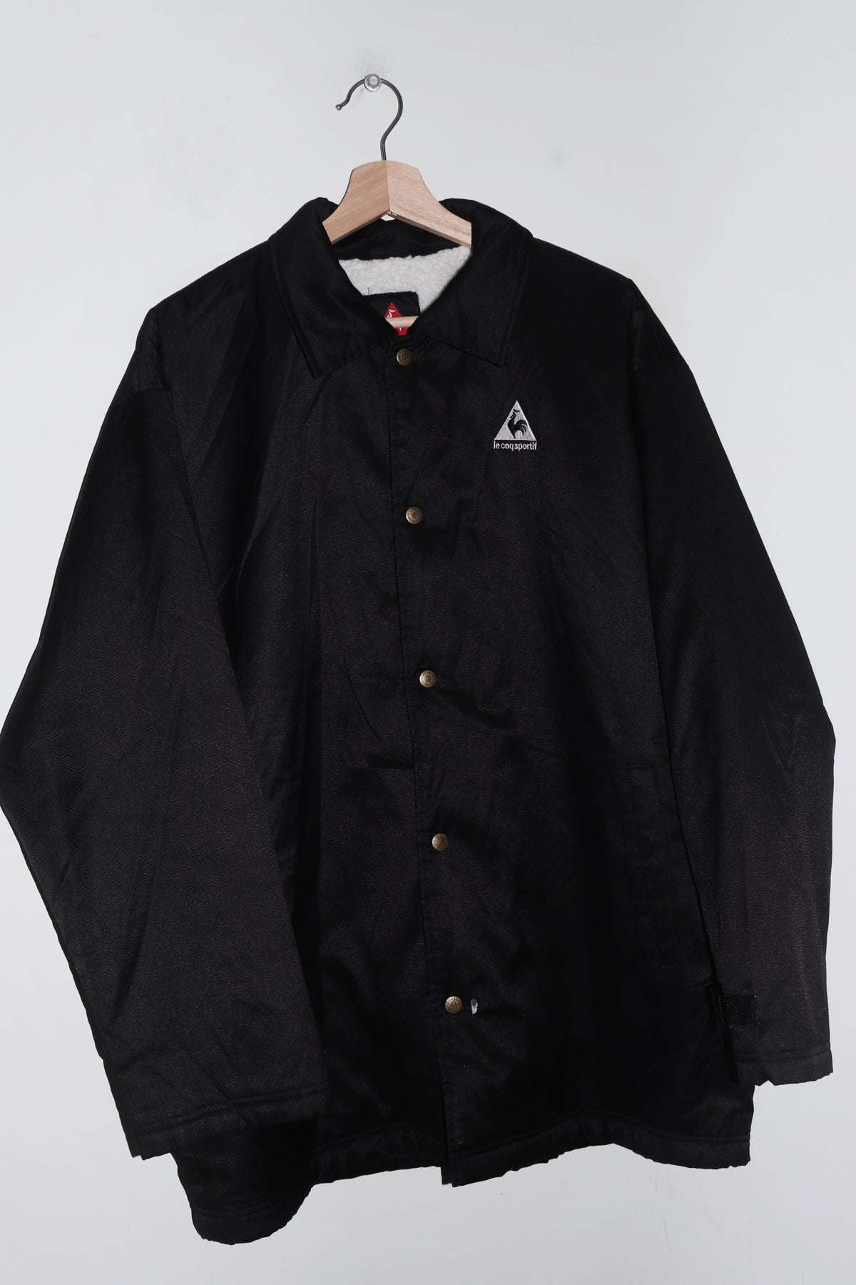 Vintage 90s Le coq Sportif Thick Sherpa Lined Outerwear Jacket (M-L)