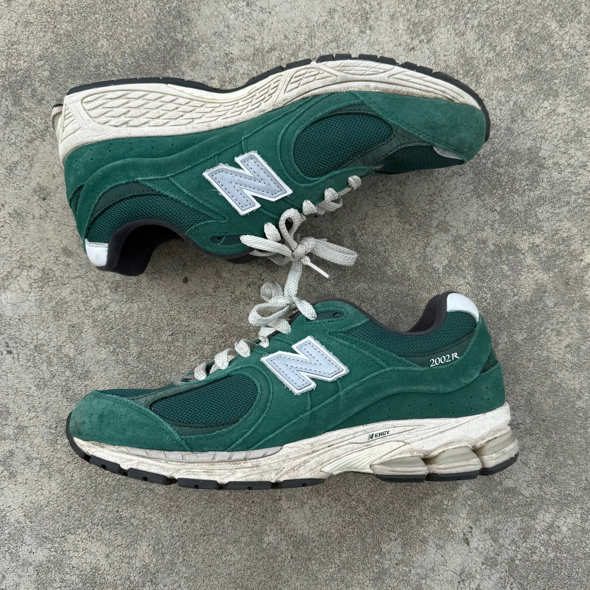 Cody Weightman's New Balance 2002R Nightwatch Green Sneakers (2021) (US10)