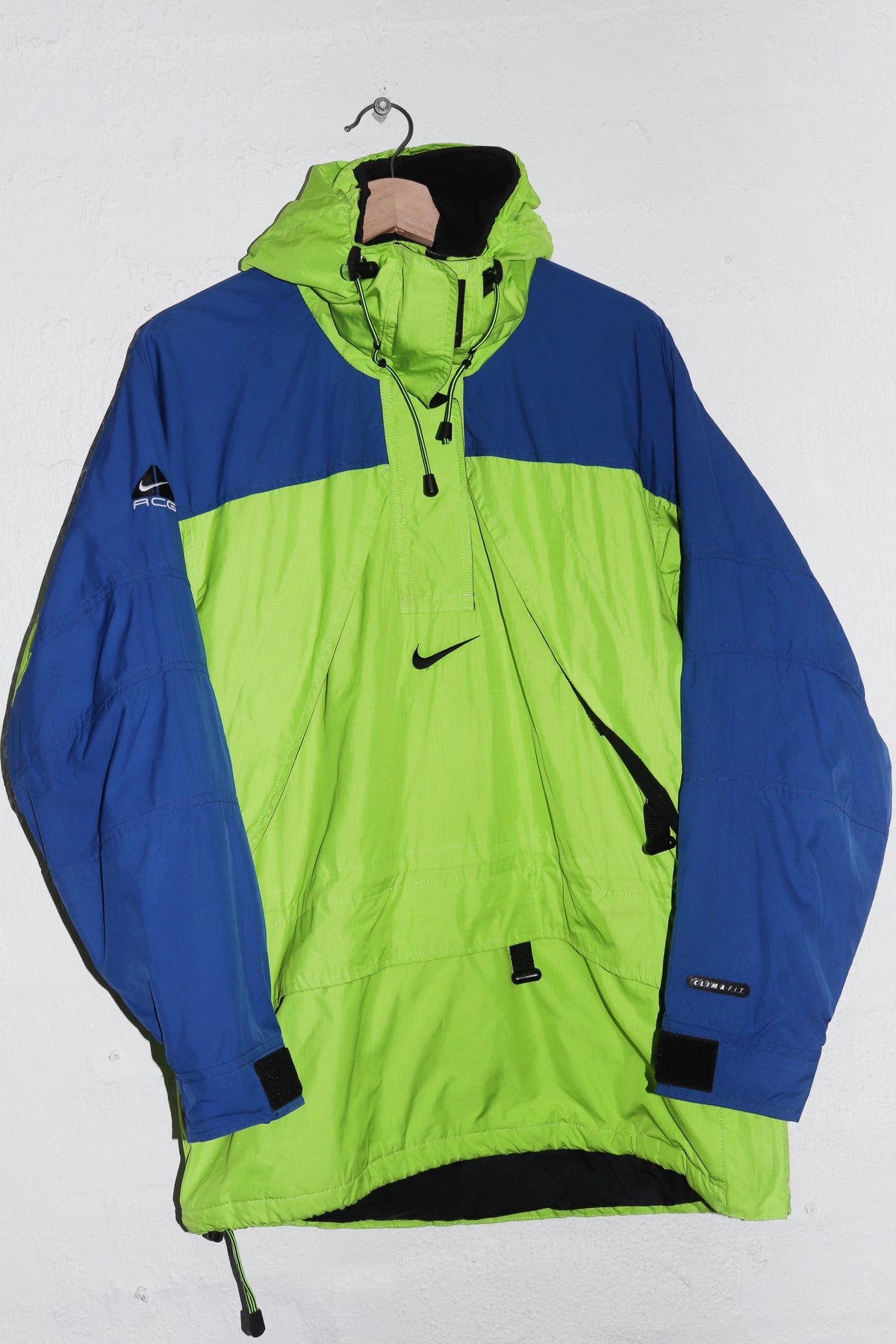 Vintage 90s Nike ACG Lung Logo Thick Expedition Hooded Pullover (Rare) (M-L/L)