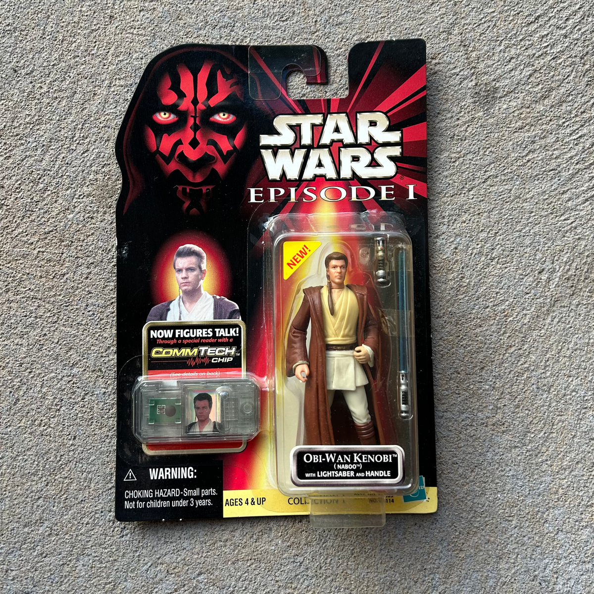 (BRAND NEW) Vintage Hasbro Star Wars Obi-Wan Kenobi Naboo Figurine (1998)