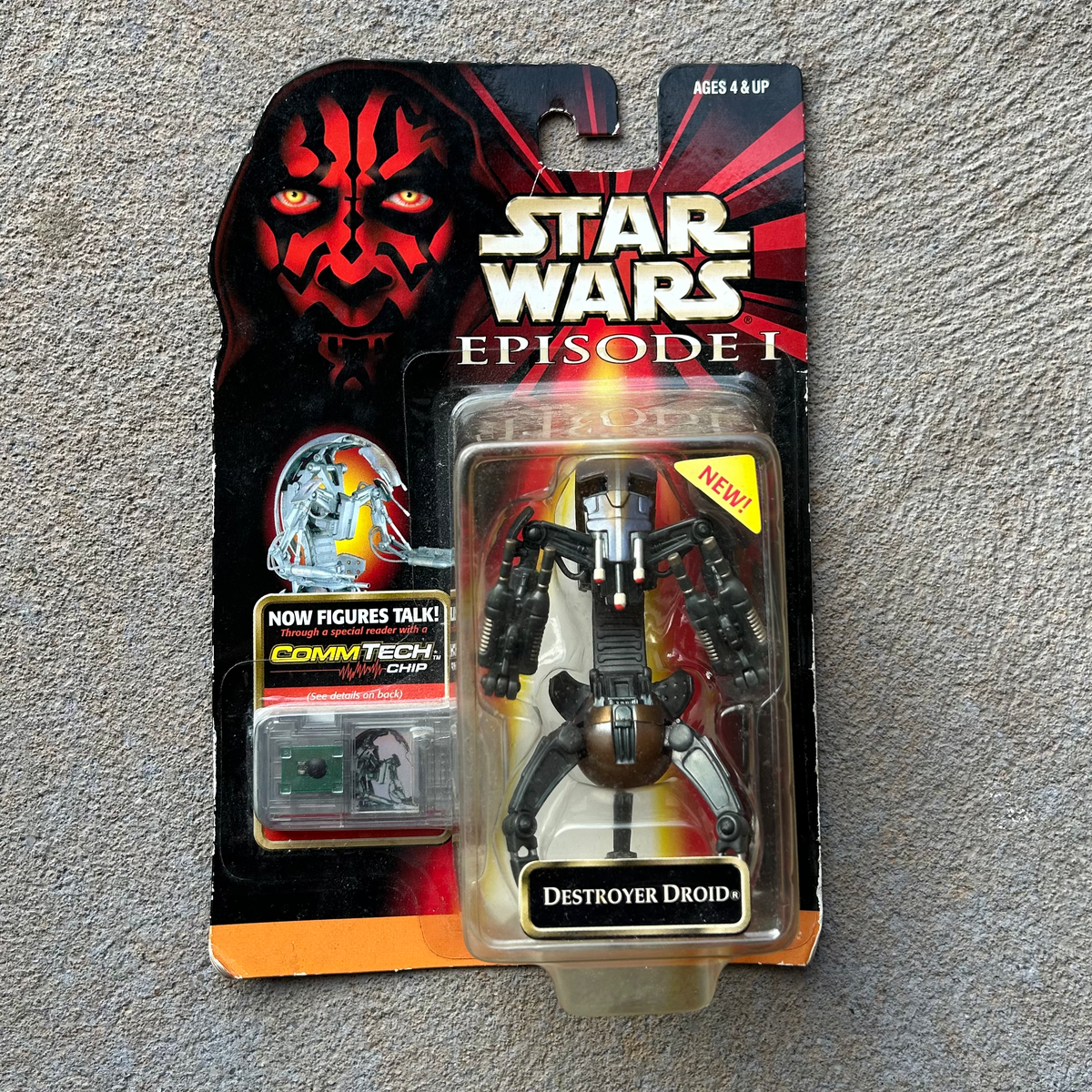 (BRAND NEW) Vintage Hasbro Star Wars Destroyer Droid Figurine (1998)