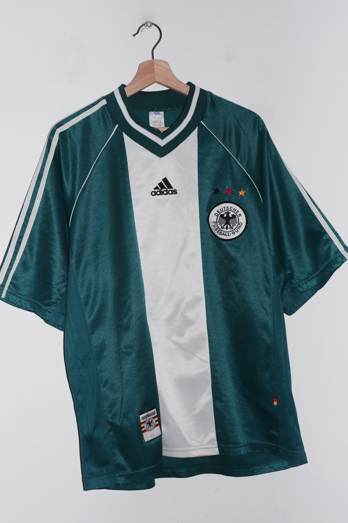 1998 World Cup Adidas Germany Away Kit Jersey (Rare) (L)