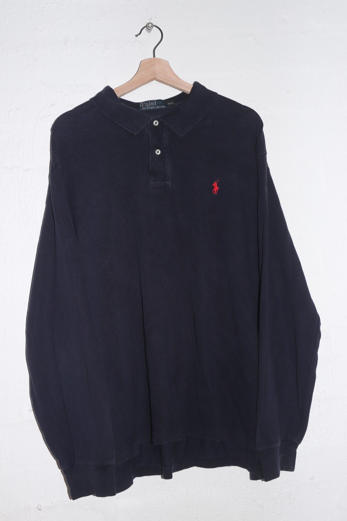 Polo Ralph Lauren Navy Long Sleeve Polo (XL)