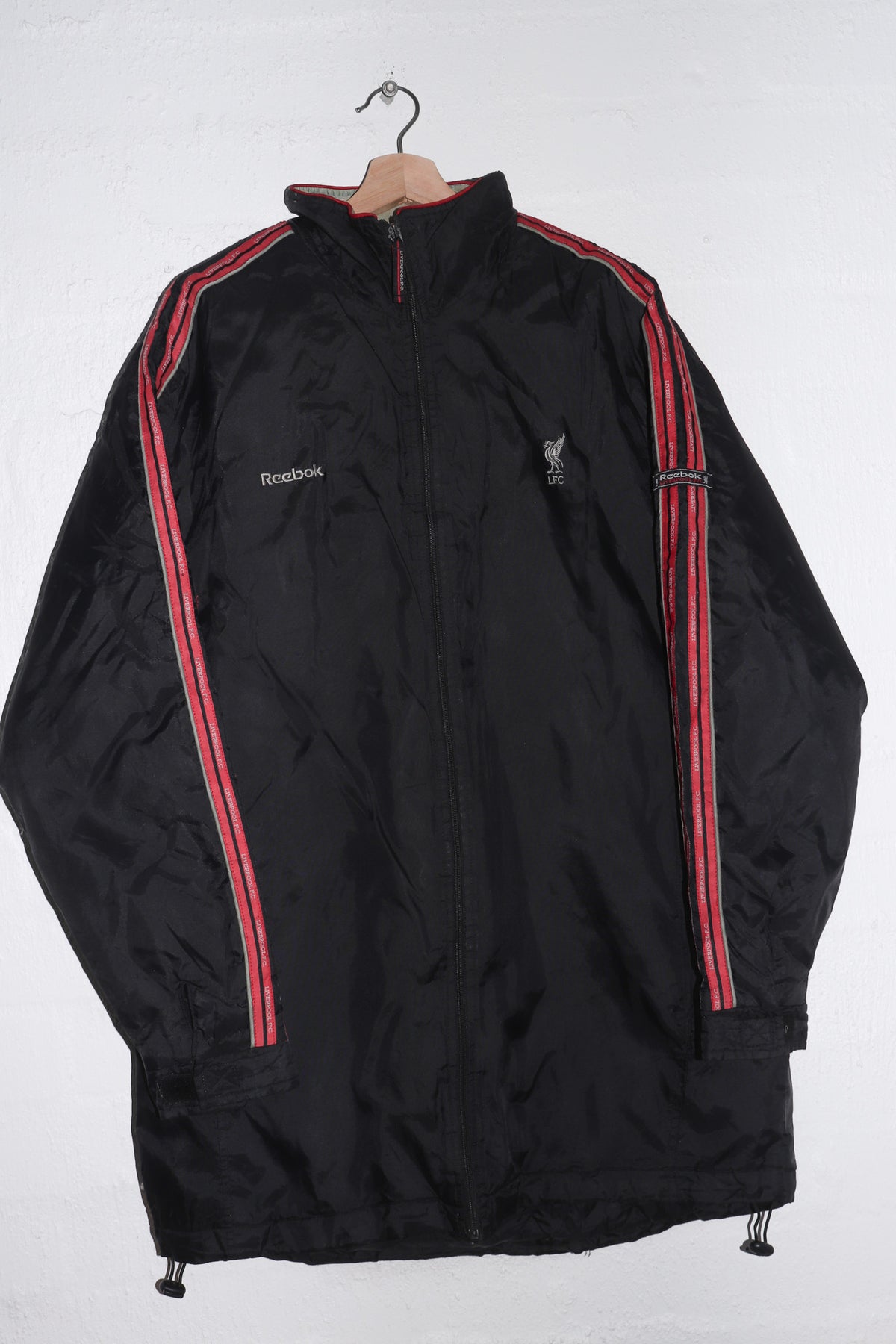Vintage Reebok Liverpool Football Padded Outerwear Training Jacket (Rare) (M-L)