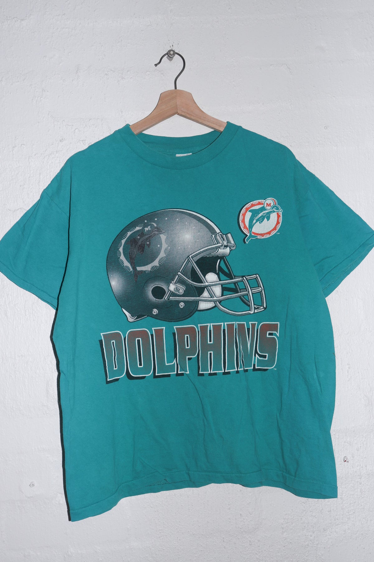 Vintage 90s NFL Miami Dolphins Graphic Tee (M)