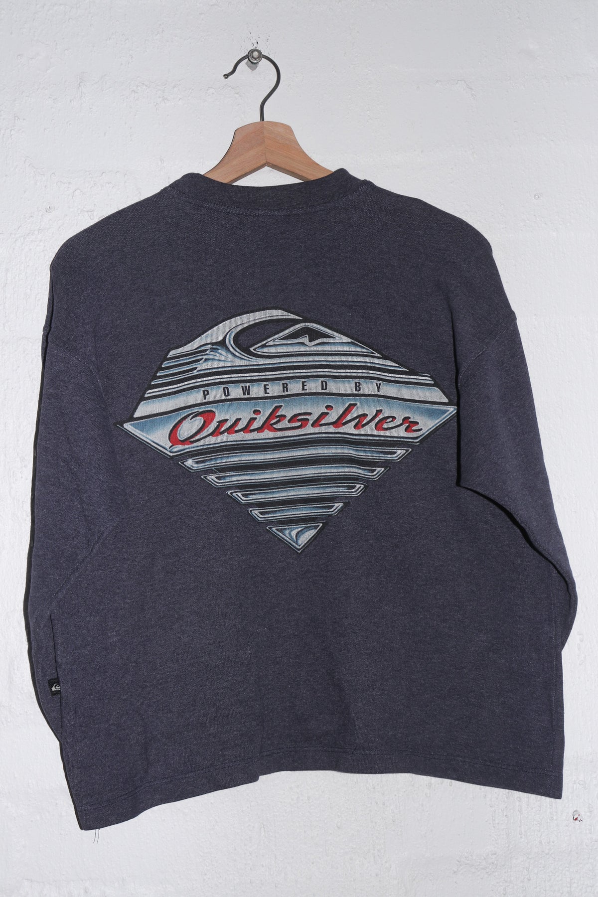Vintage 90s Quiksilver Surfwear Double Sided Graphic Sweatshirt (S/S-M)