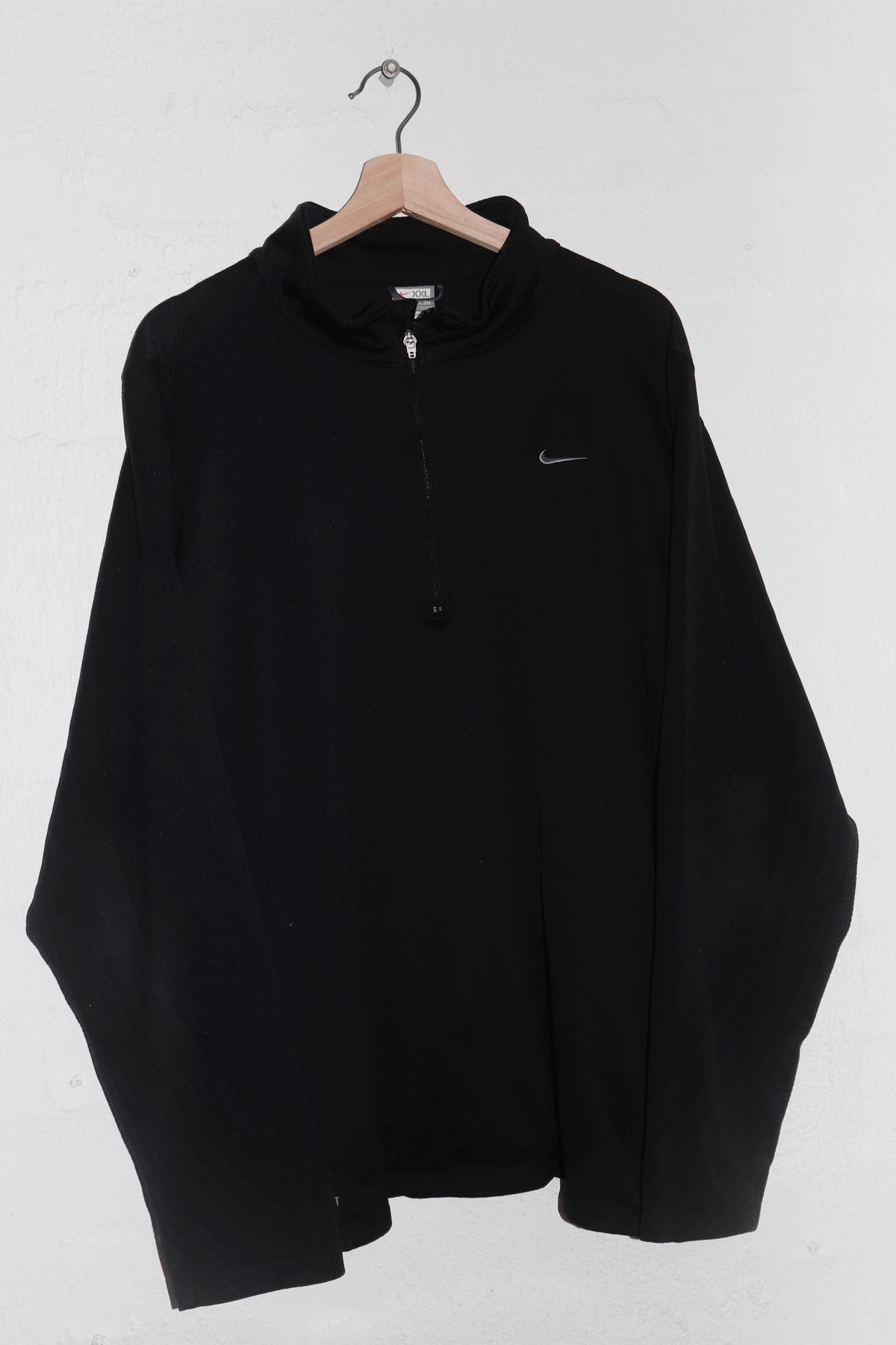 Vintage Nike Mini Swoosh Quarter Zip Training Jumper (XL)
