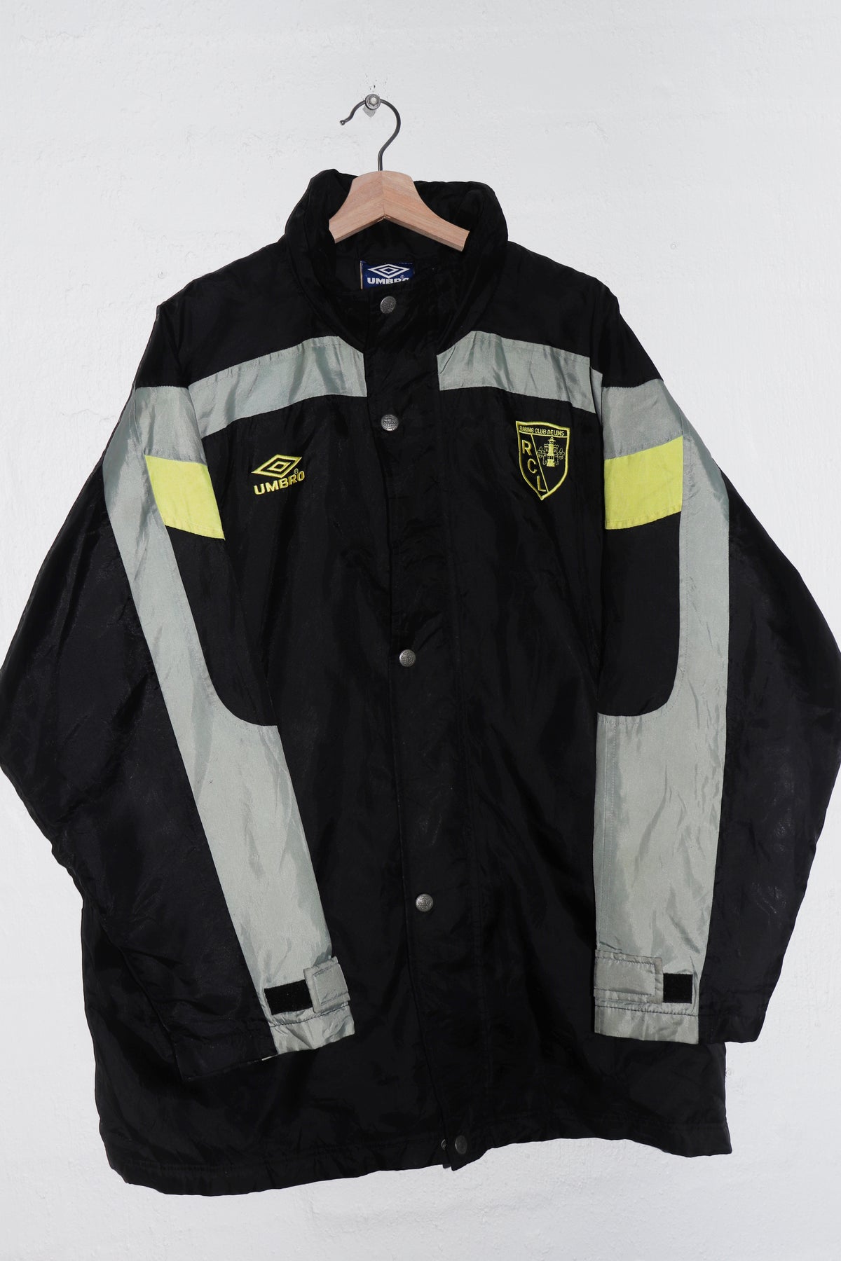 Vintage 90s Umbro Racing Club De Lens Football Outerwear Jacket (L)