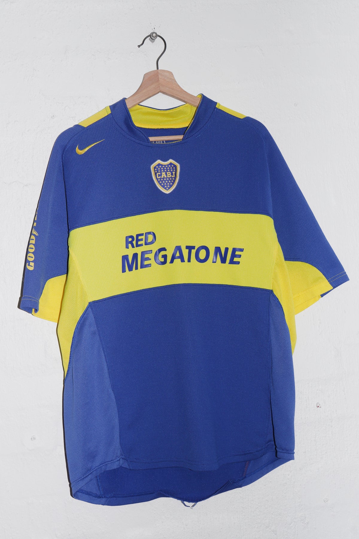 2005 Nike T90 Boca Juniors Home Kit Jersey (L)