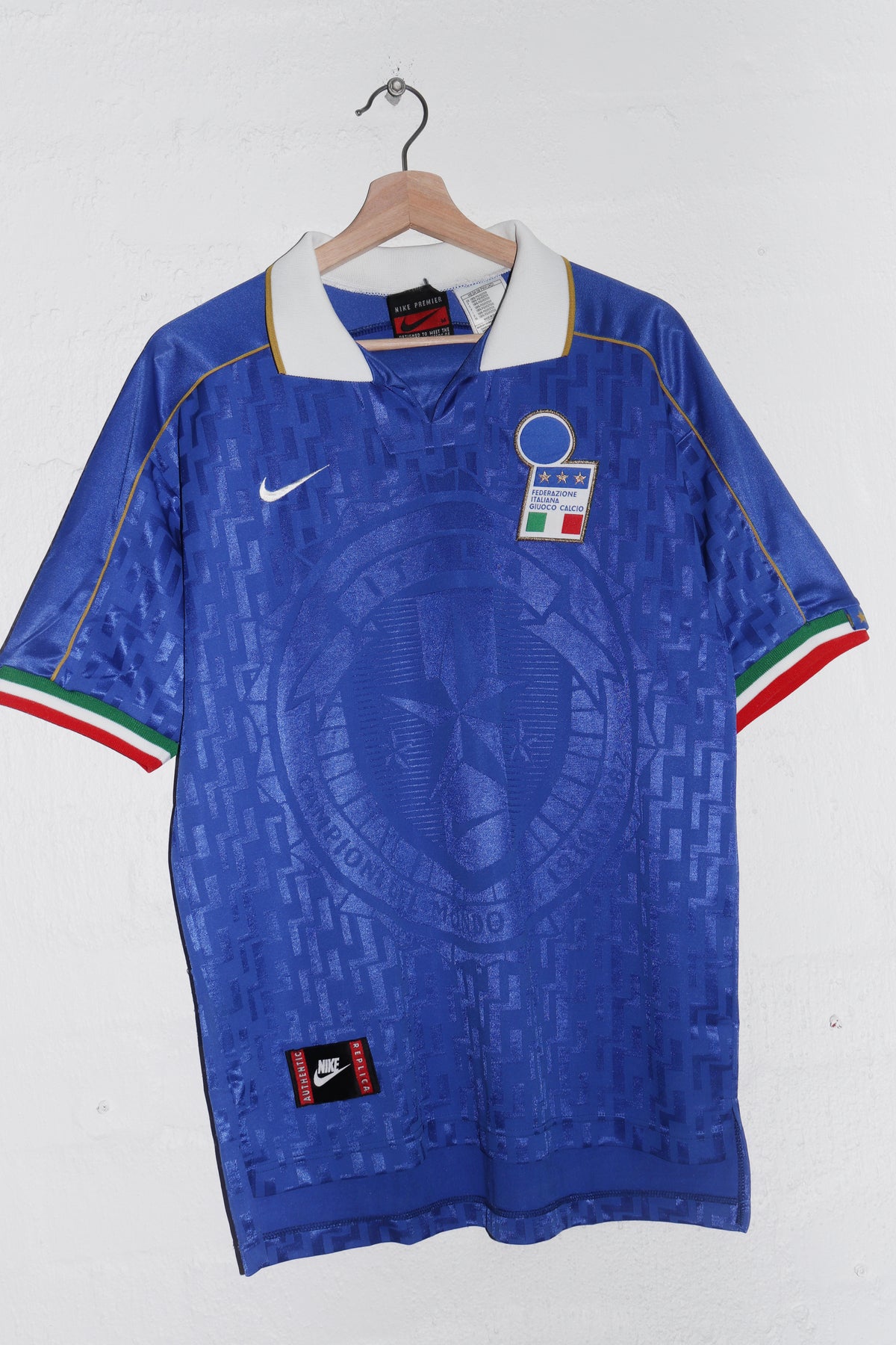 1995 Nike Premier Italy Home Kit Jersey (Rare) (M)