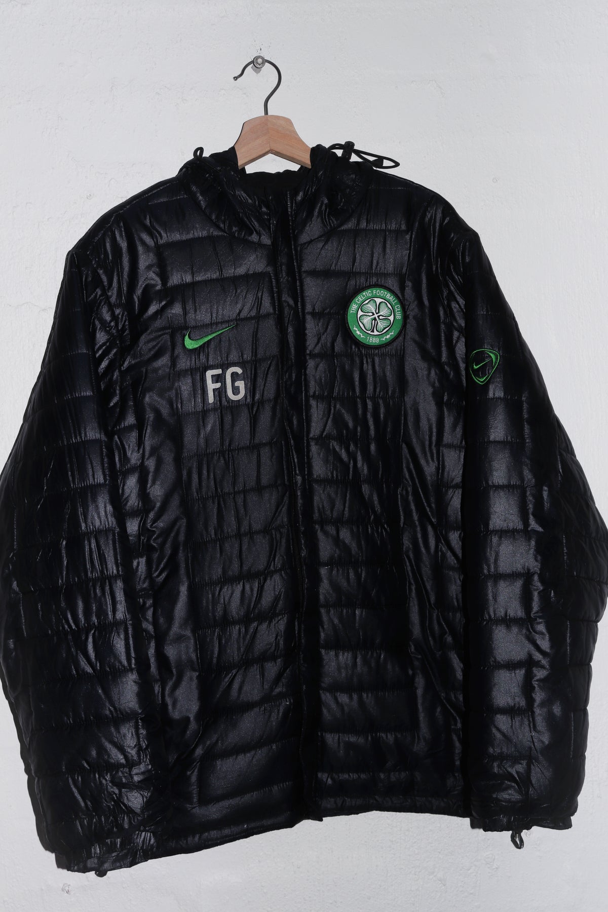 2009-10 Nike Celtic Football Padded Puffer Jacket (L)