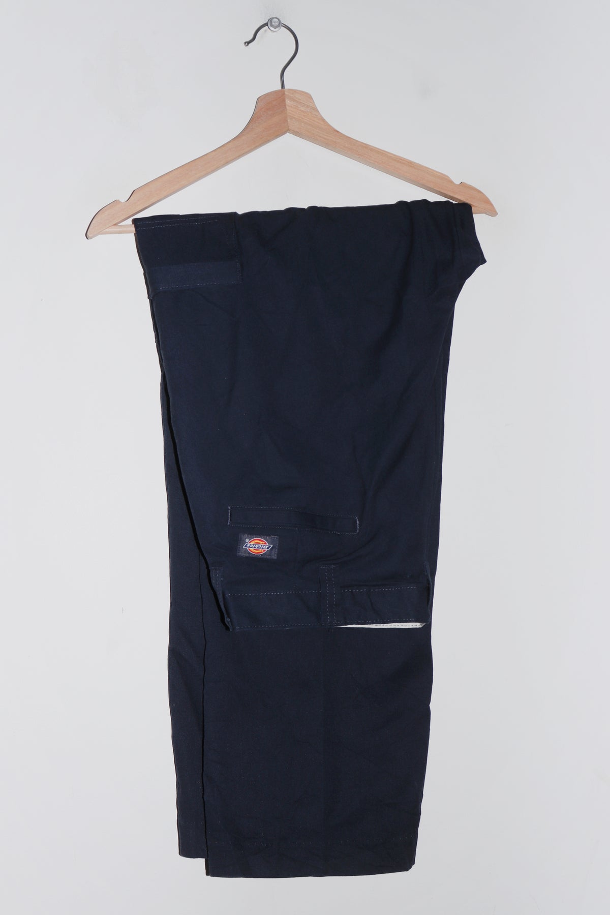 Old School Dickies Thick Navy Cotton Workwear Pants (32-34)