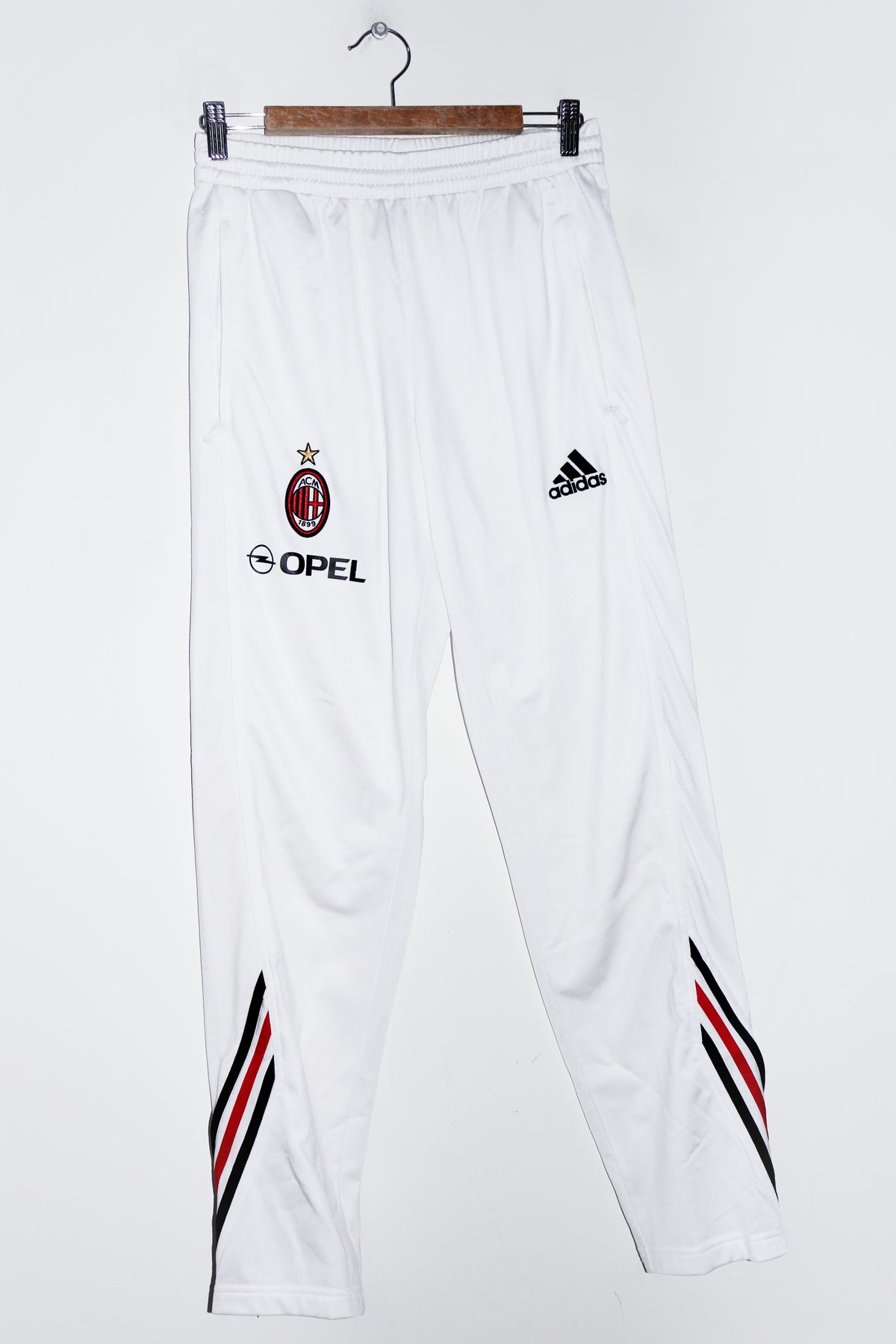 2003-04 Adidas AC Milan Embroidered Logo Football Training Track Pants (30-32)