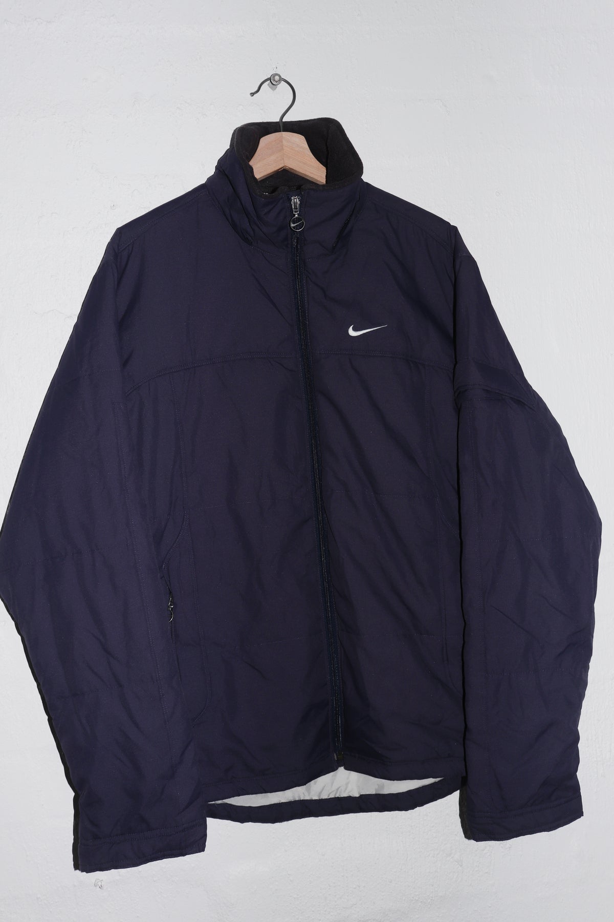 Vintage Nike Thick Padded Navy Insulated Down Puffer Jacket (L-XL)