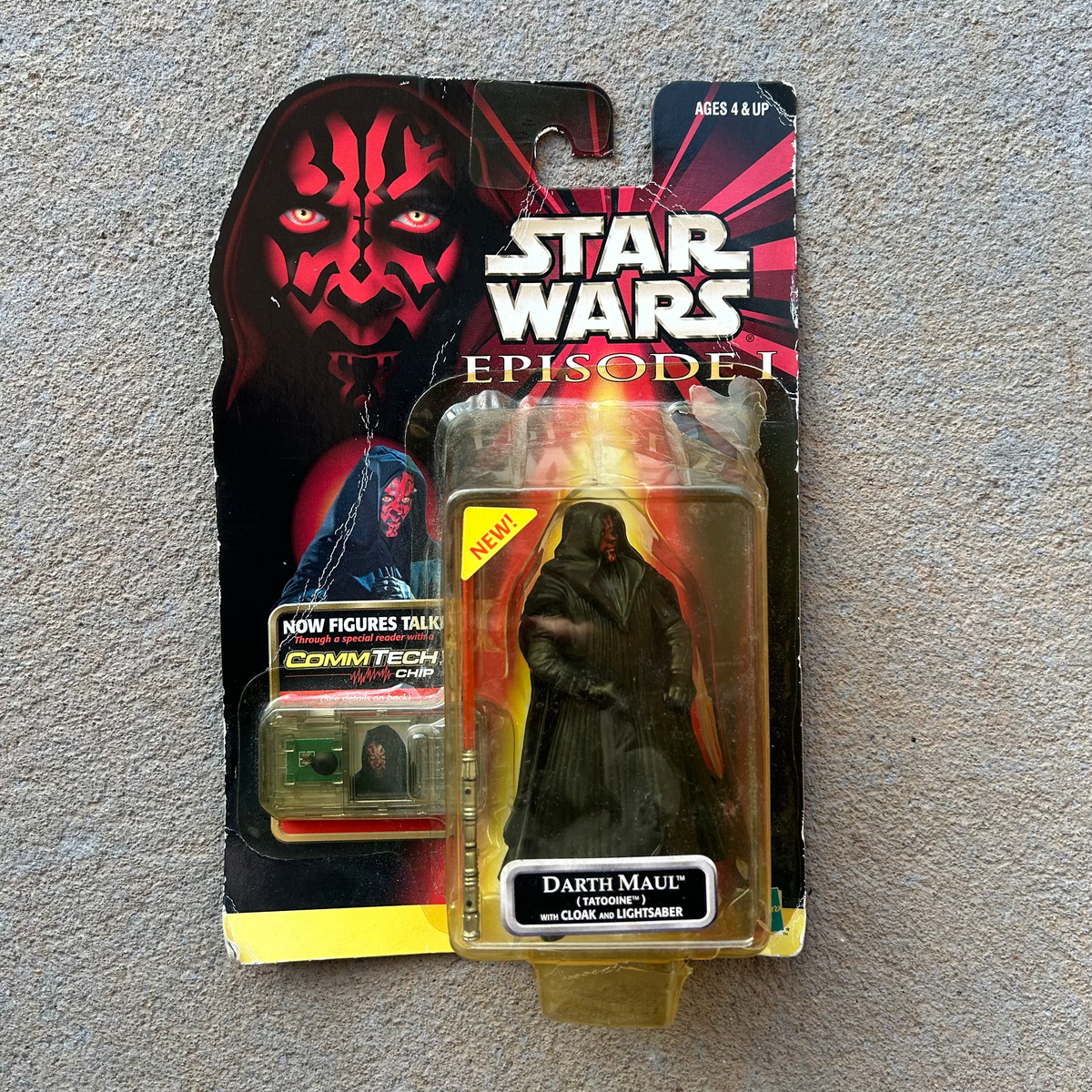 (BRAND NEW) Vintage Hasbro Star Wars Darth Maul Tatooine Figurine (1998)
