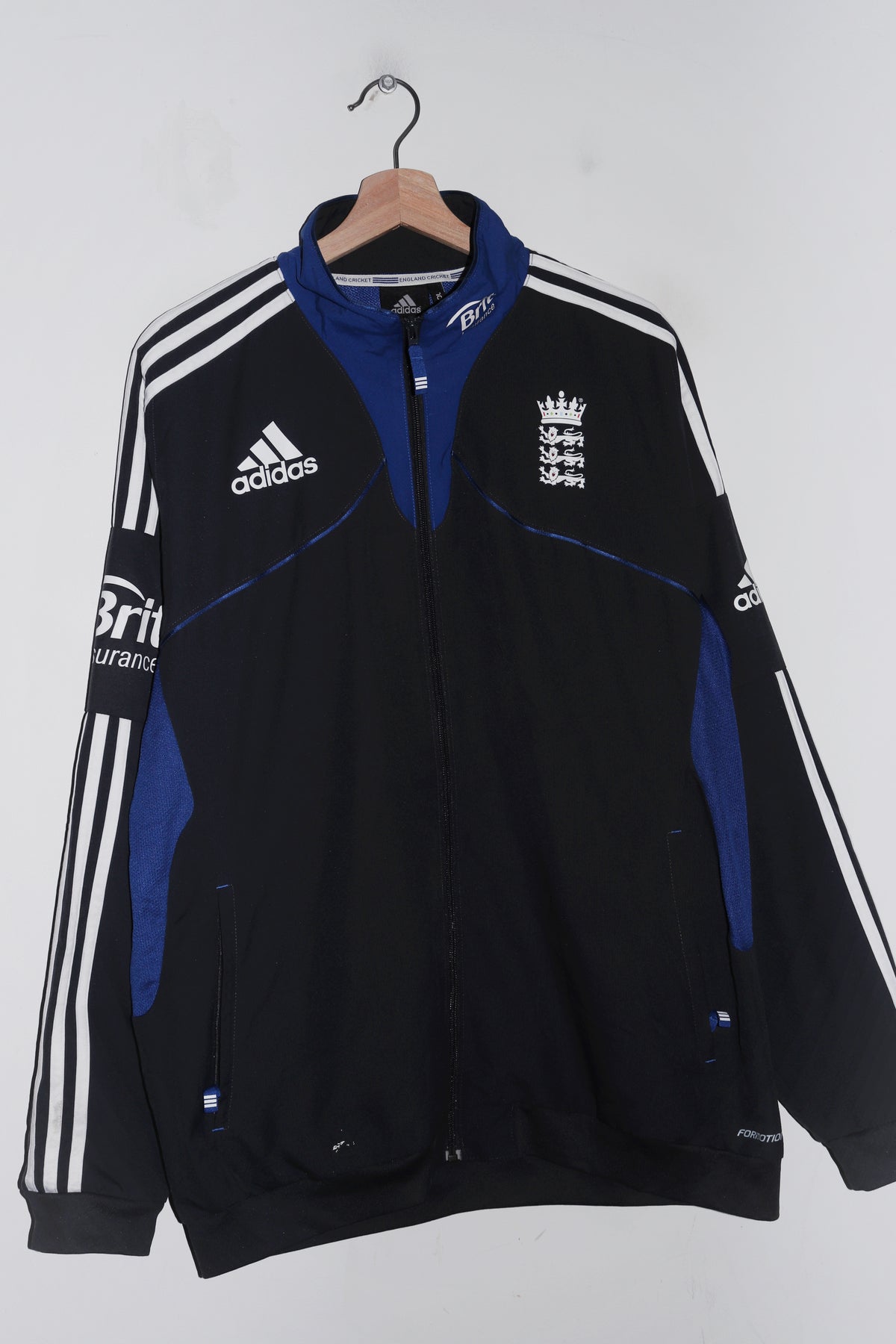 2011-12 Adidas England Cricket Training Track Jacket (M-L)