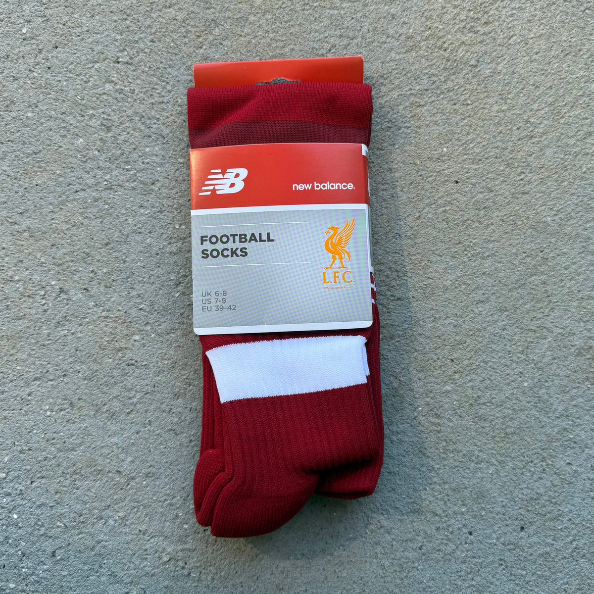 (DEADSTOCK) New Balance Liverpool FC Football Socks (US7-9)