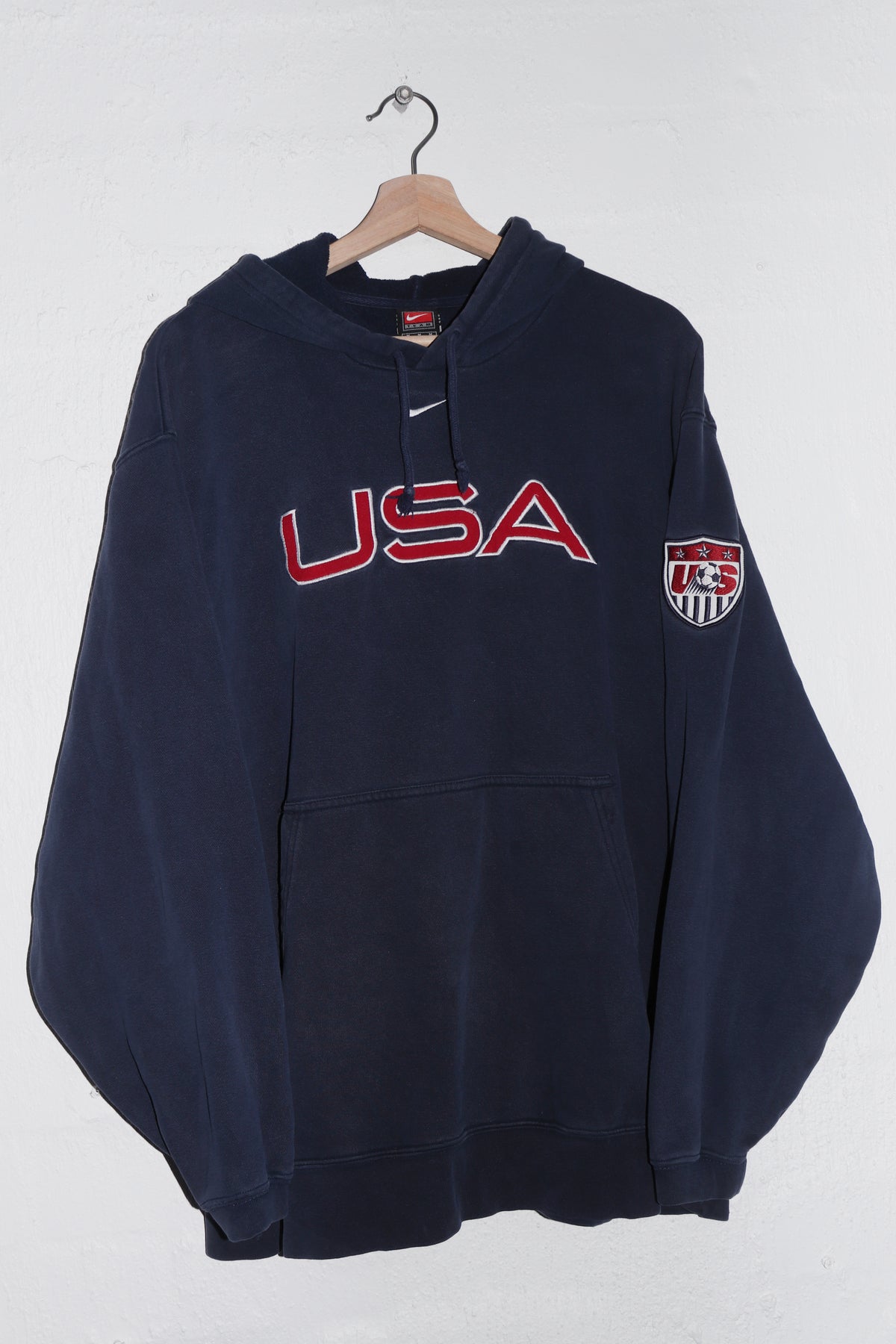 Vintage Nike Team USA Football Training Centre Swoosh Hoodie (Rare) (L)
