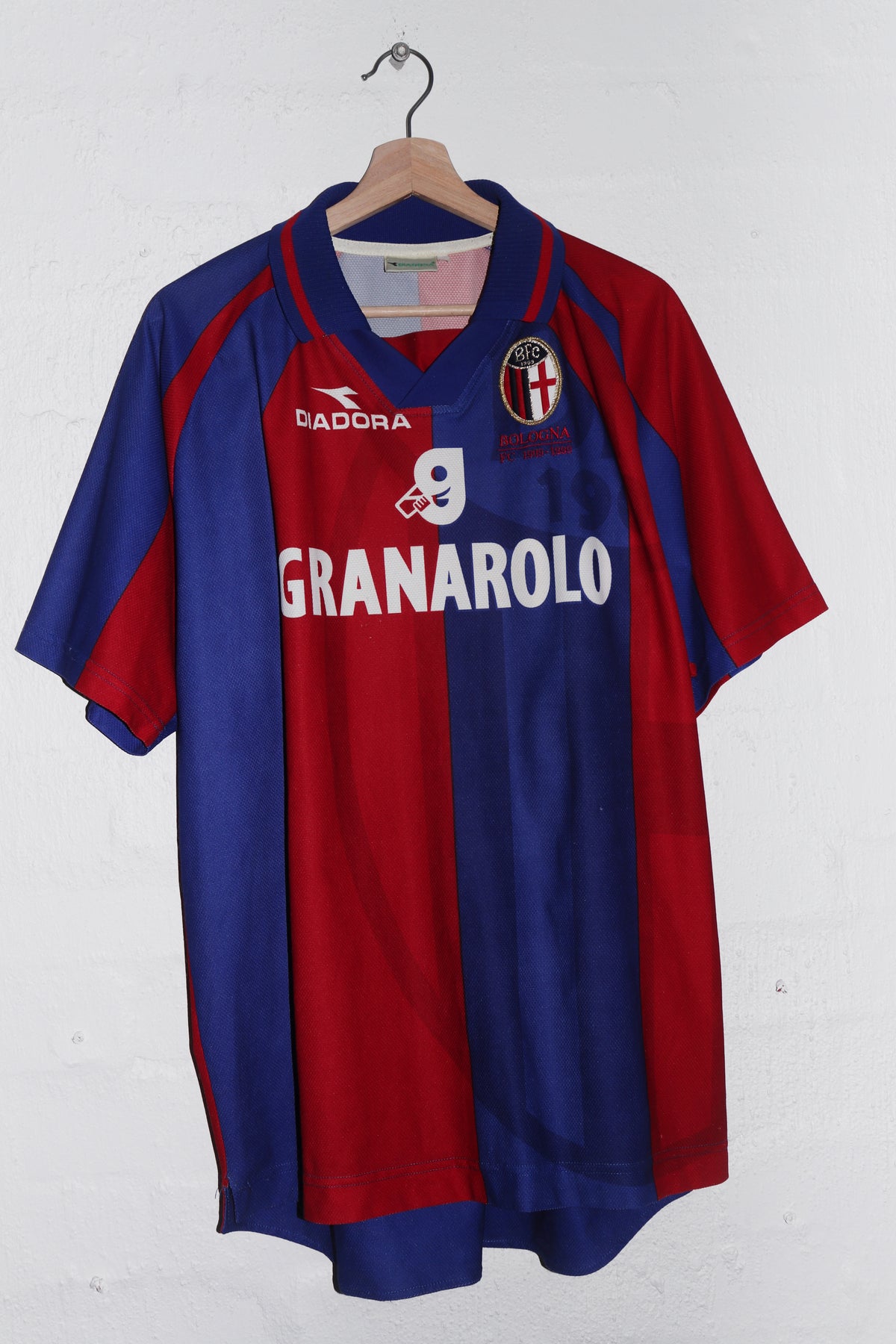 1990-00 Diadora Bologna Home Kit Jersey (Rare) (L)