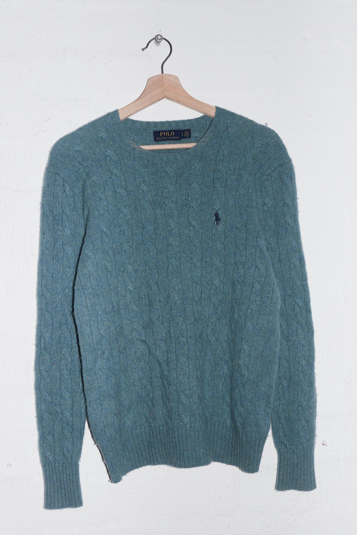 Polo Ralph Lauren Embroidered Logo Thick Knitted Sweater (M)