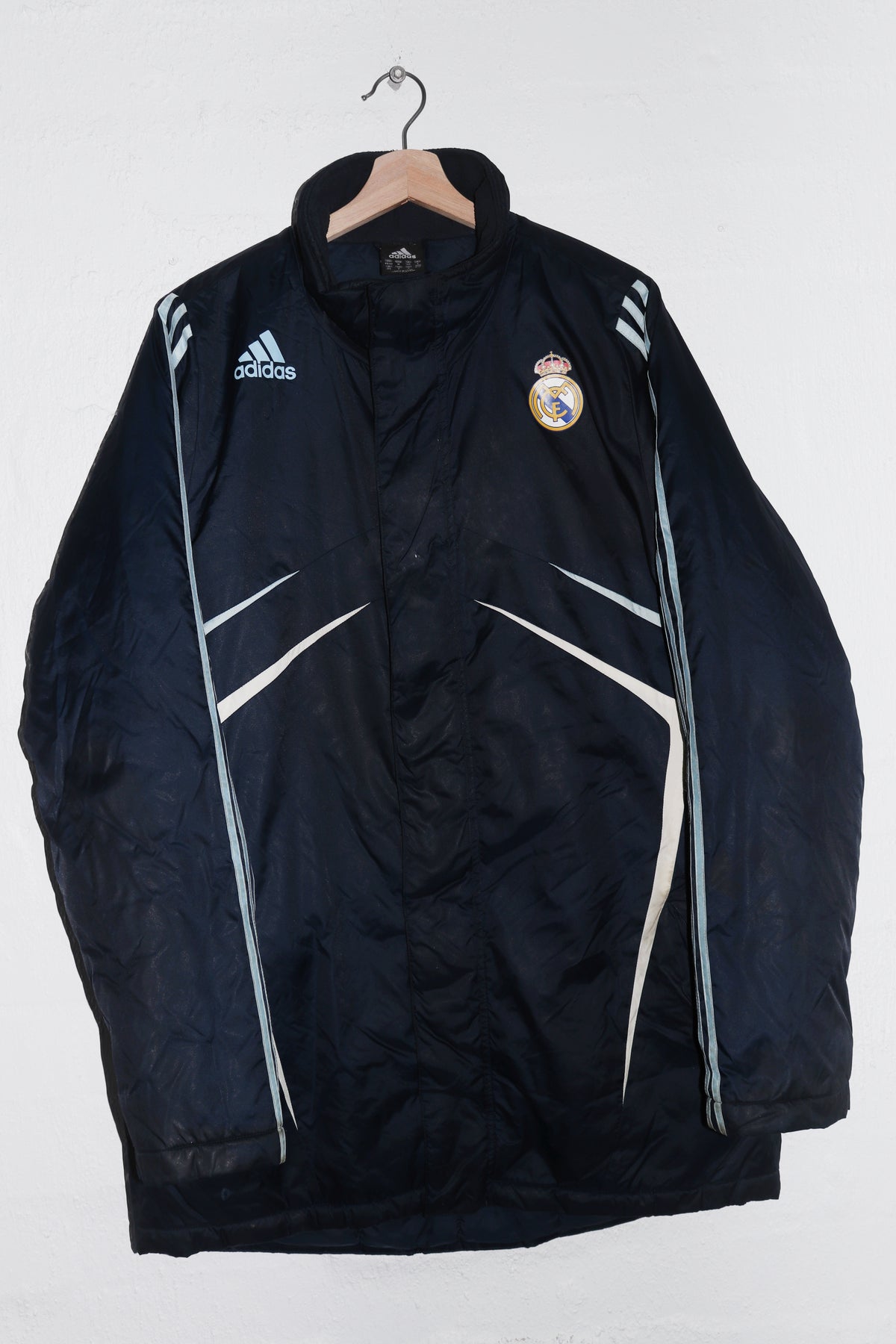 2009-10 Adidas Real Madrid Football Padded Training Jacket (L)