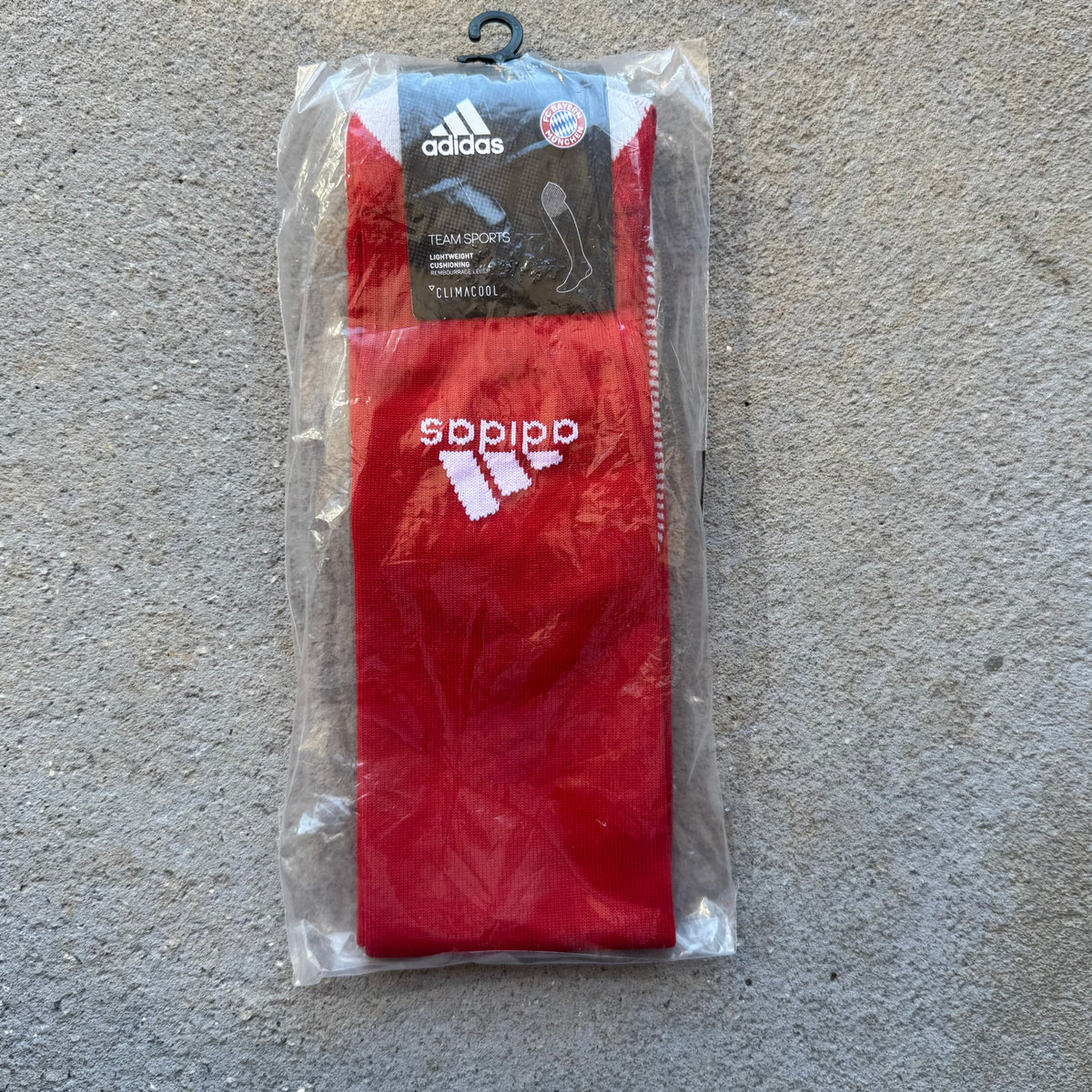 (DEADSTOCK) 2018-19 Adidas Bayern Munich Football Socks (L)