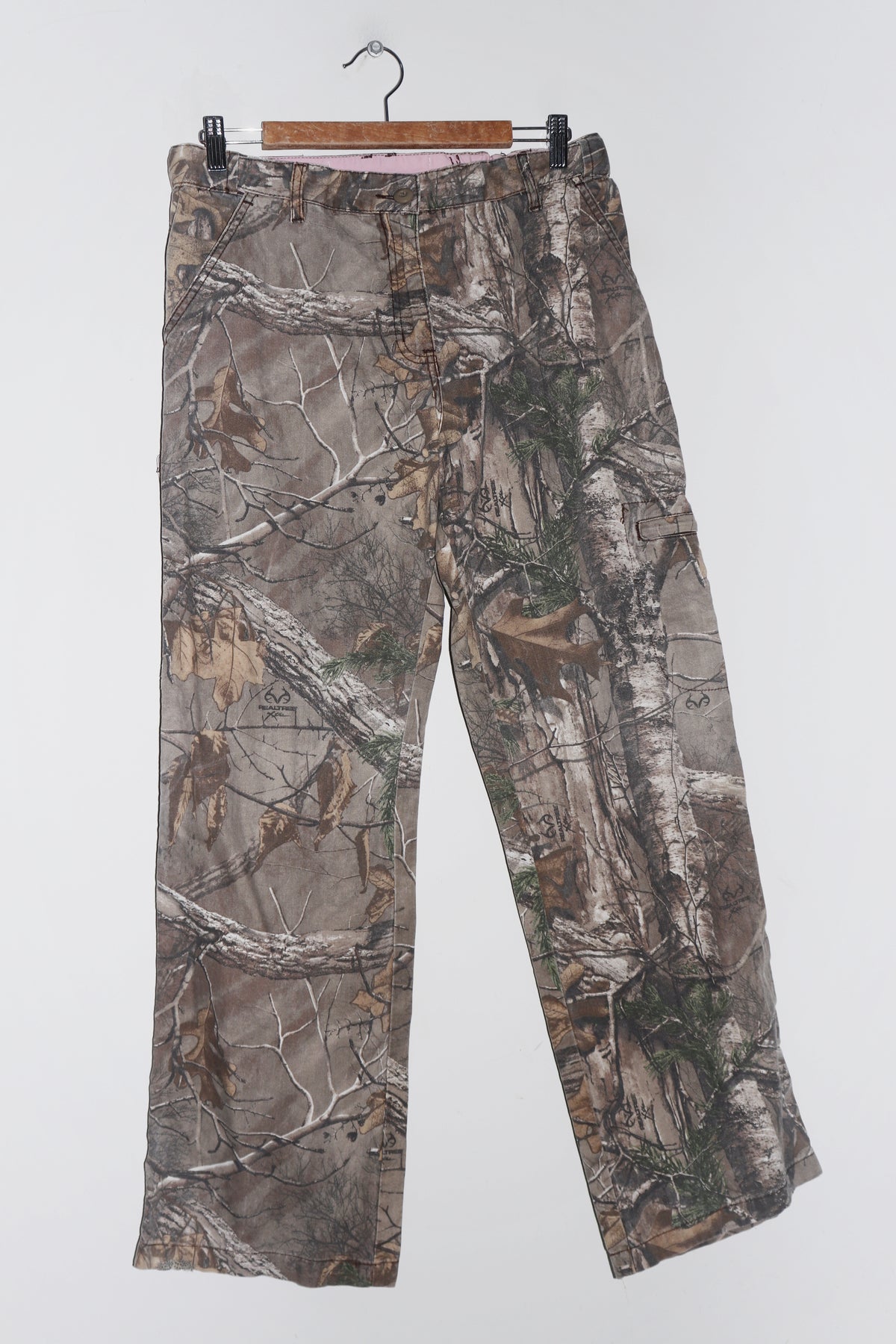 Real Tree Camo Full Print Cotton Cargo Pants (10-12)
