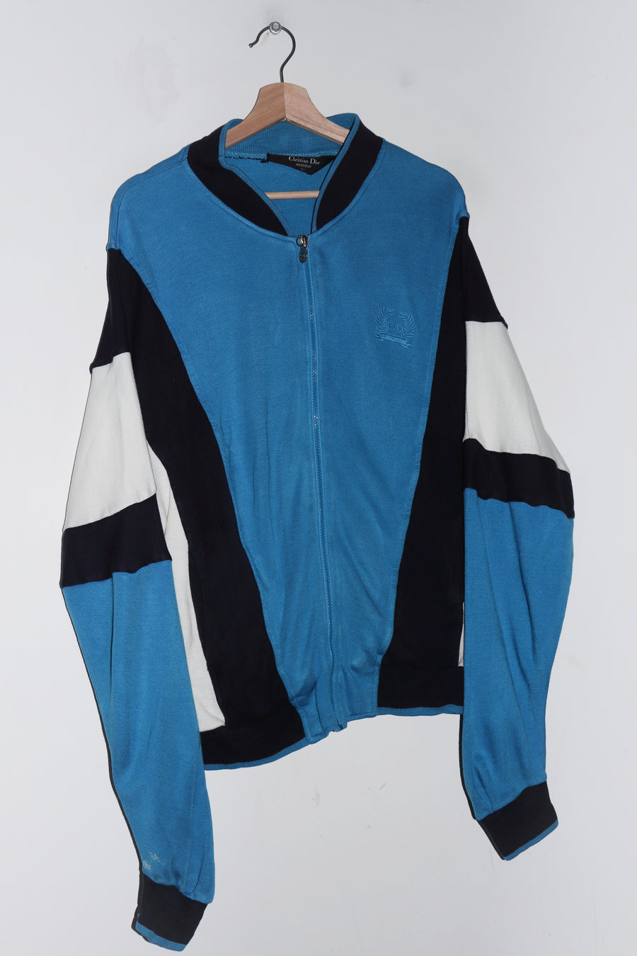 Vintage 90s Christian Dior Embroidered Logo Zip Up Jacket (L-XL)