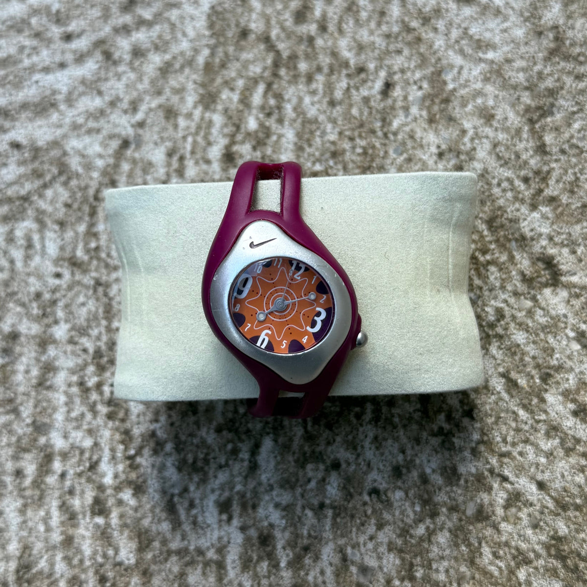 Vintage Nike Triax Sweeper Purple Mini Navy Analog Watch