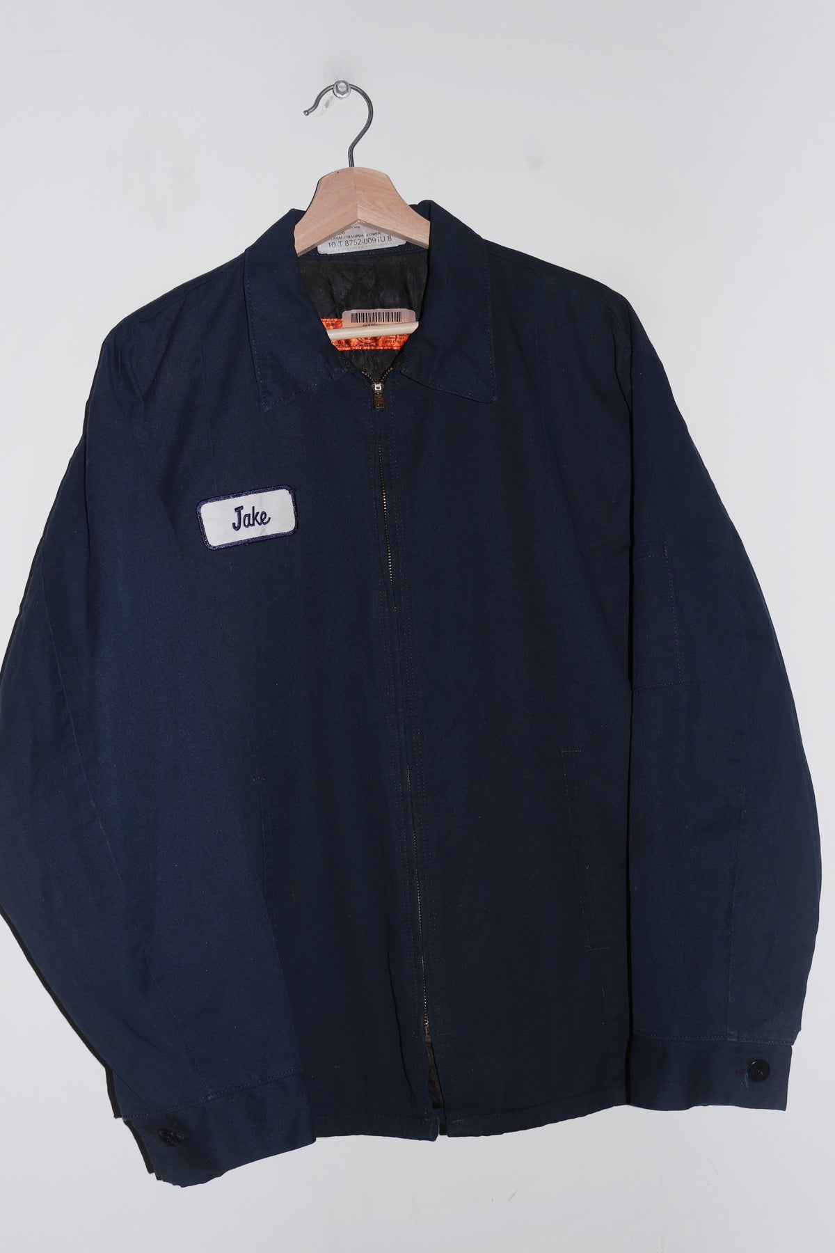 Vintage 90s Red Kap Navy Thick Quilted Workwear Jacket (L)