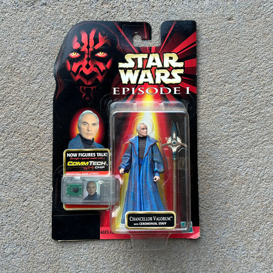 (BRAND NEW) Vintage Hasbro Star Wars Chancellor Valorum Figurine (1998)