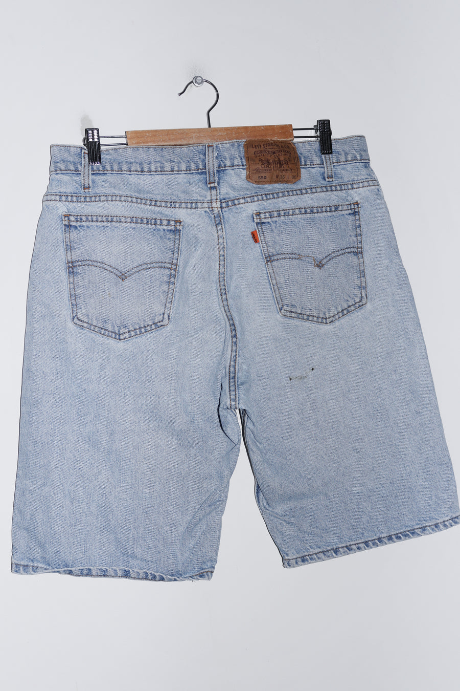 Vintage 90s Levi's Orange Tab Thick Denim Shorts (1993) (32-34)