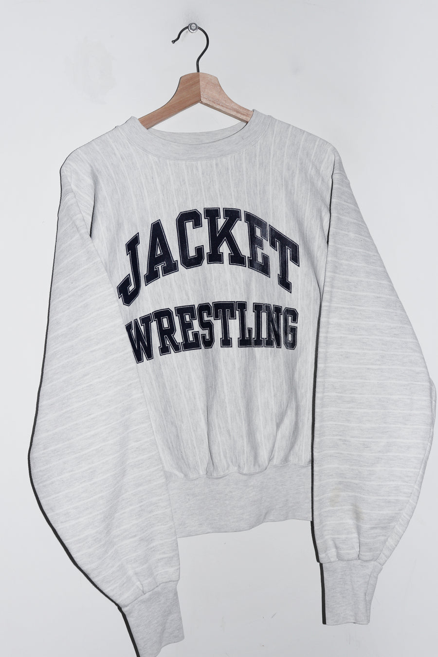 Vintage 90s USA Jacket College Wrestling Thick Reverse Weave Sweatshirt (M)