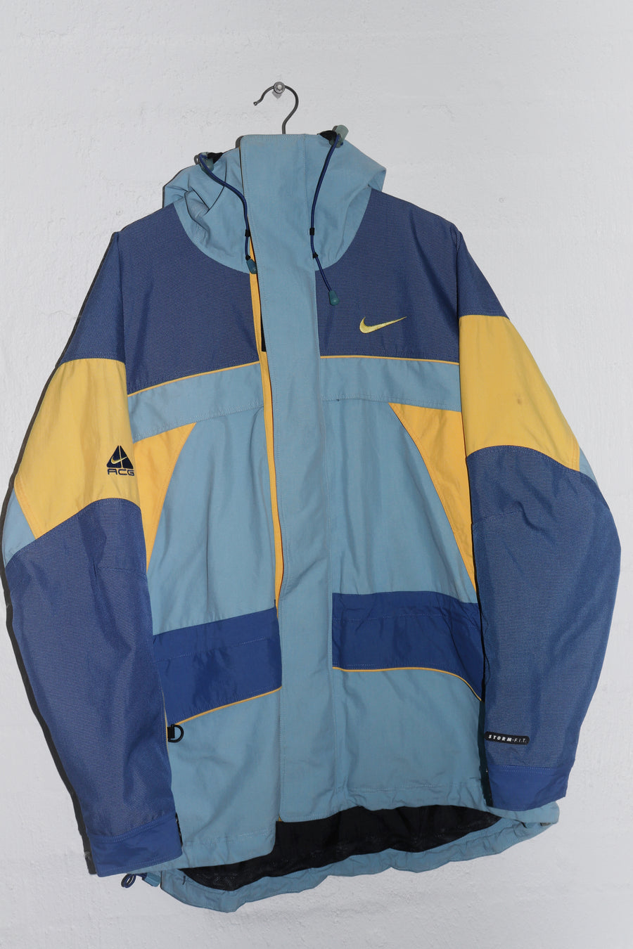 Vintage 90s Nike ACG Lung Logo Thick Expedition Hooded Jacket (Rare) (L)