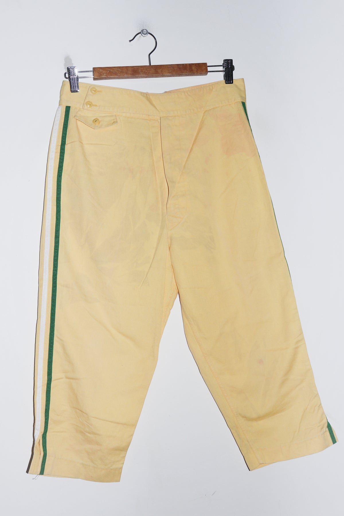 Vintage 50s USA American Football Side Stripe Cotton Pants (28-30)