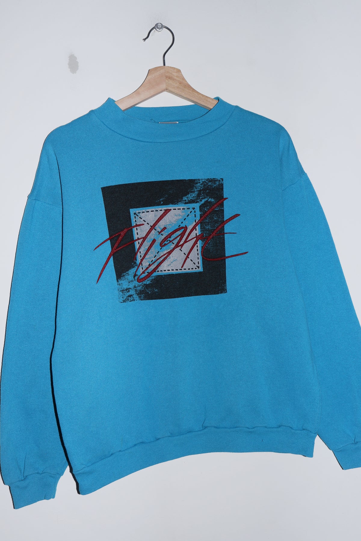 Vintage Early 90s Nike Jordan Flight Puff Print Graphic Sweatshirt (Rare)(S-M/M)