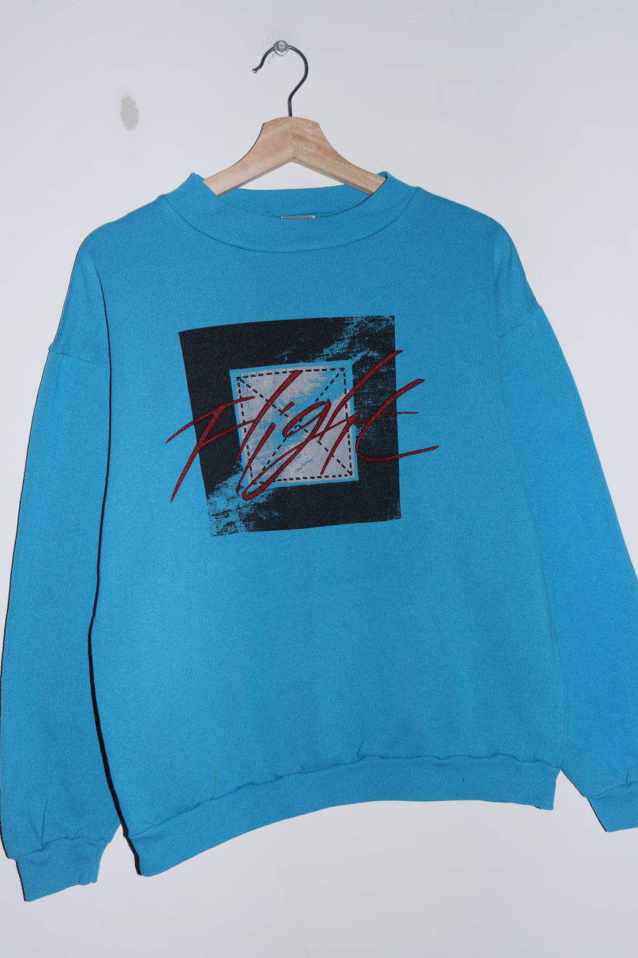 Vintage Early 90s Nike Jordan Flight Puff Print Graphic Sweatshirt (Rare)(S-M/M)